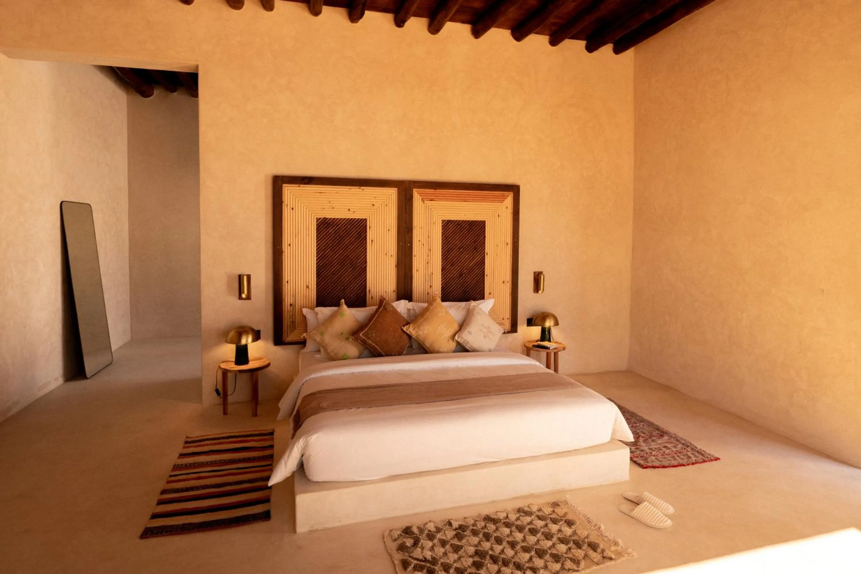 Bed in Caravan Dakhla by Our Habitas