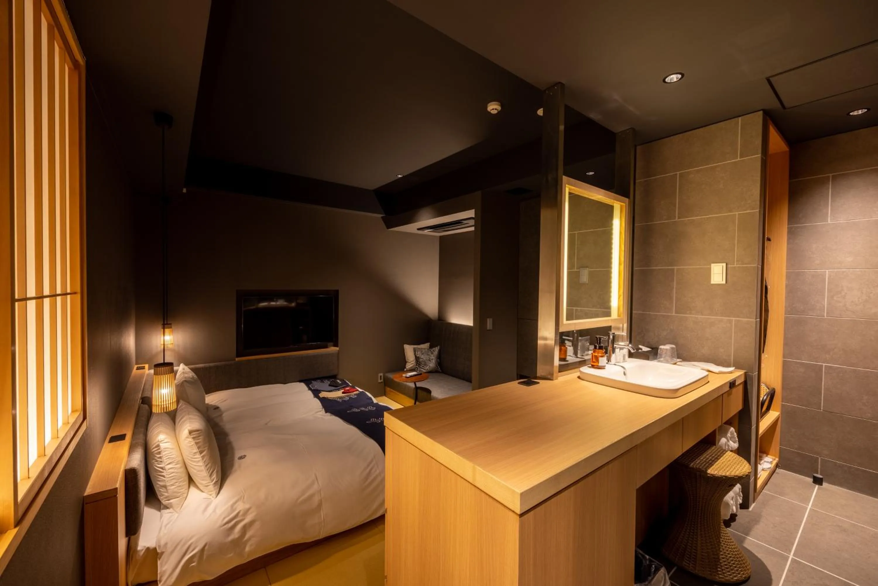 Bed in Hotel Zagakukan