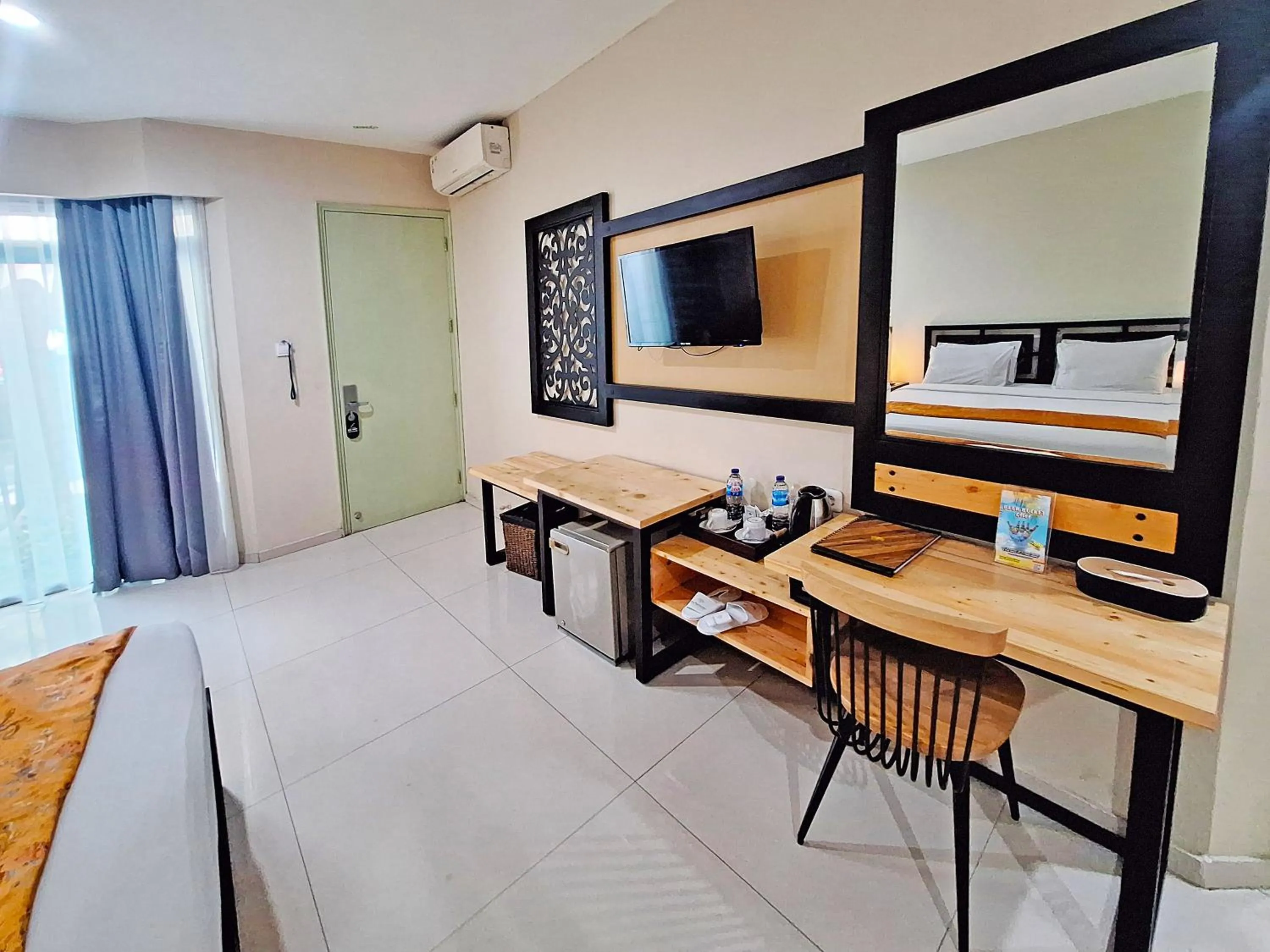 Bed in Hotel New Puri Garden