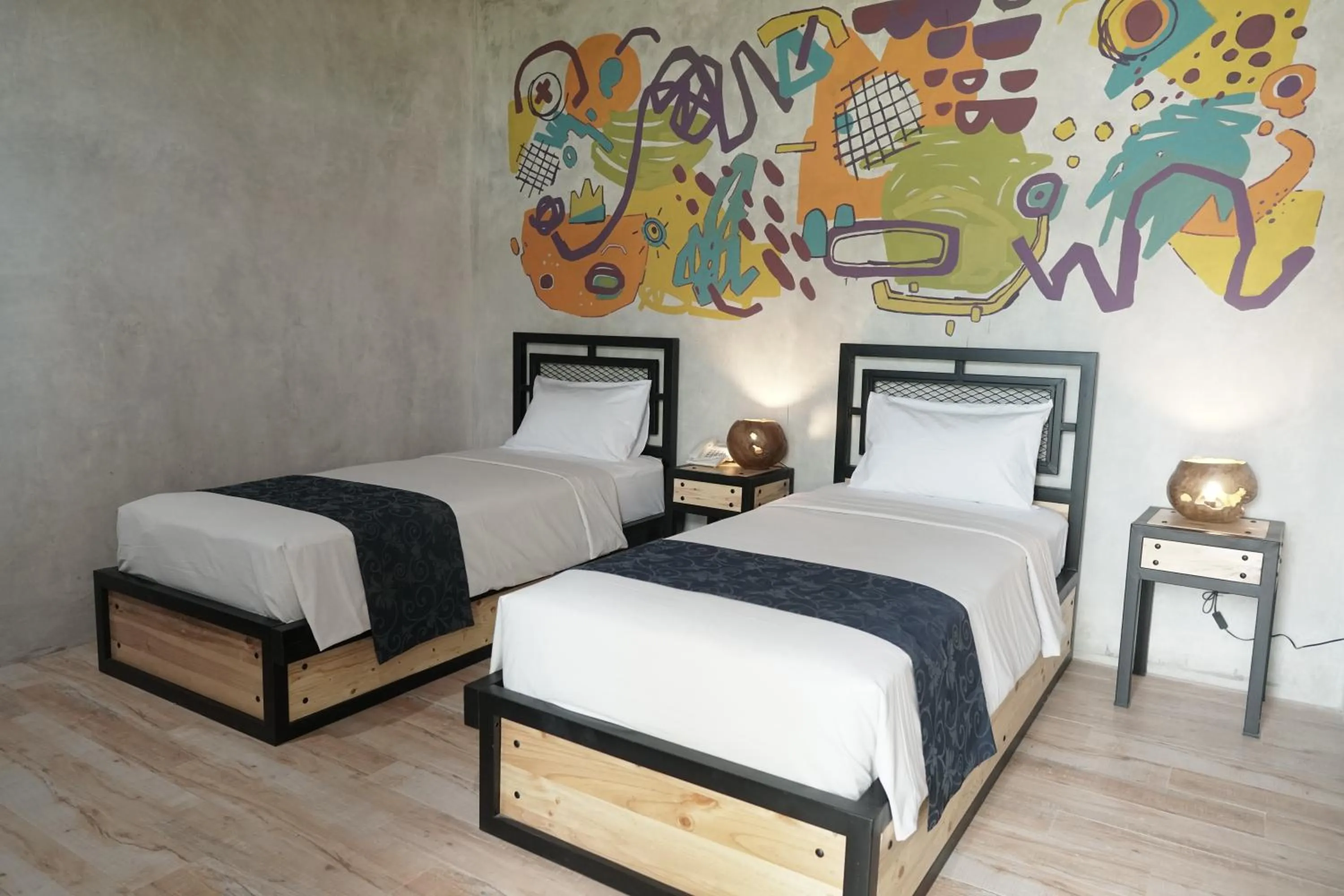 Bedroom, Bed in Hotel New Puri Garden