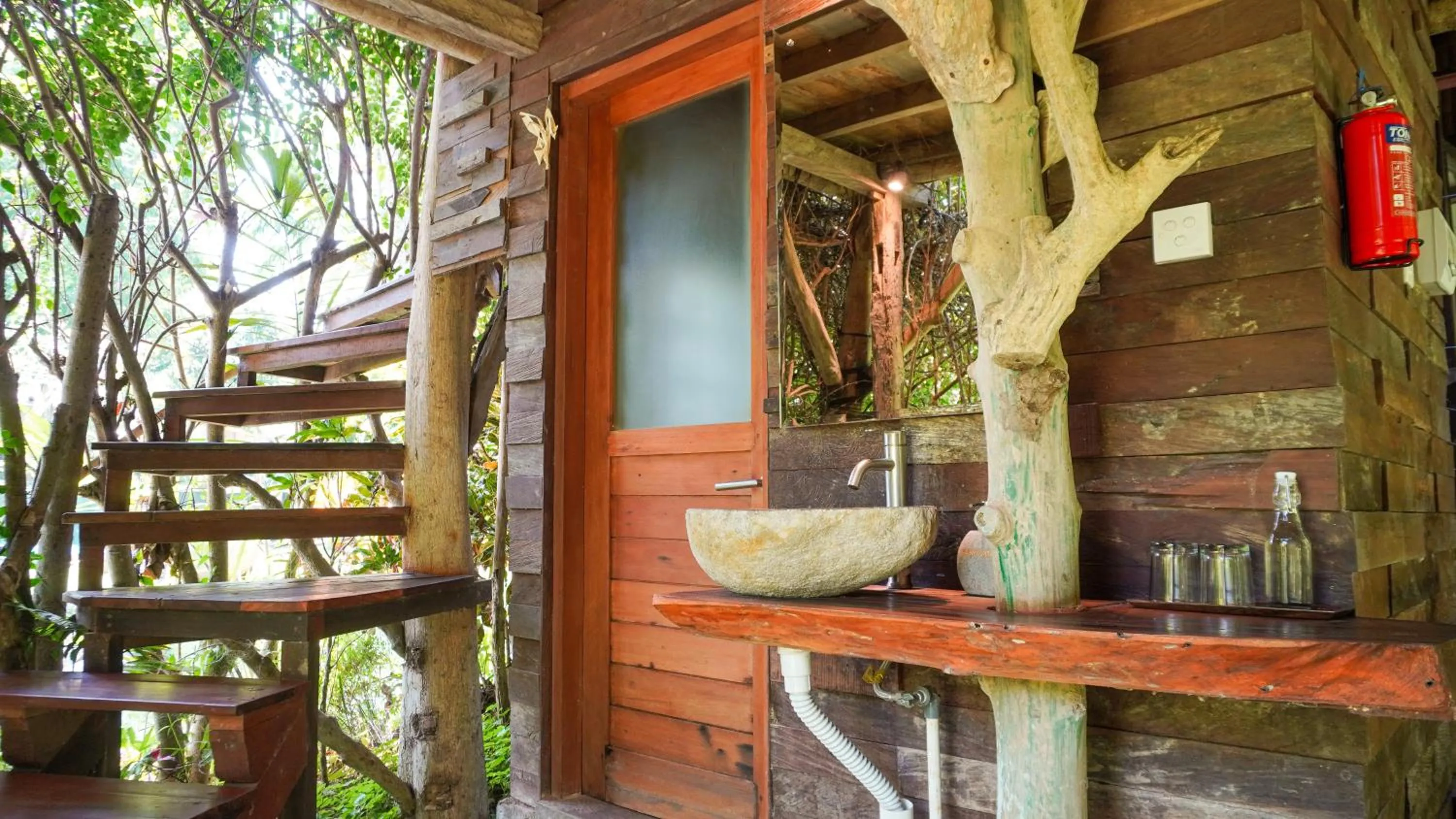Bathroom in Green Tree House Villa Ubud