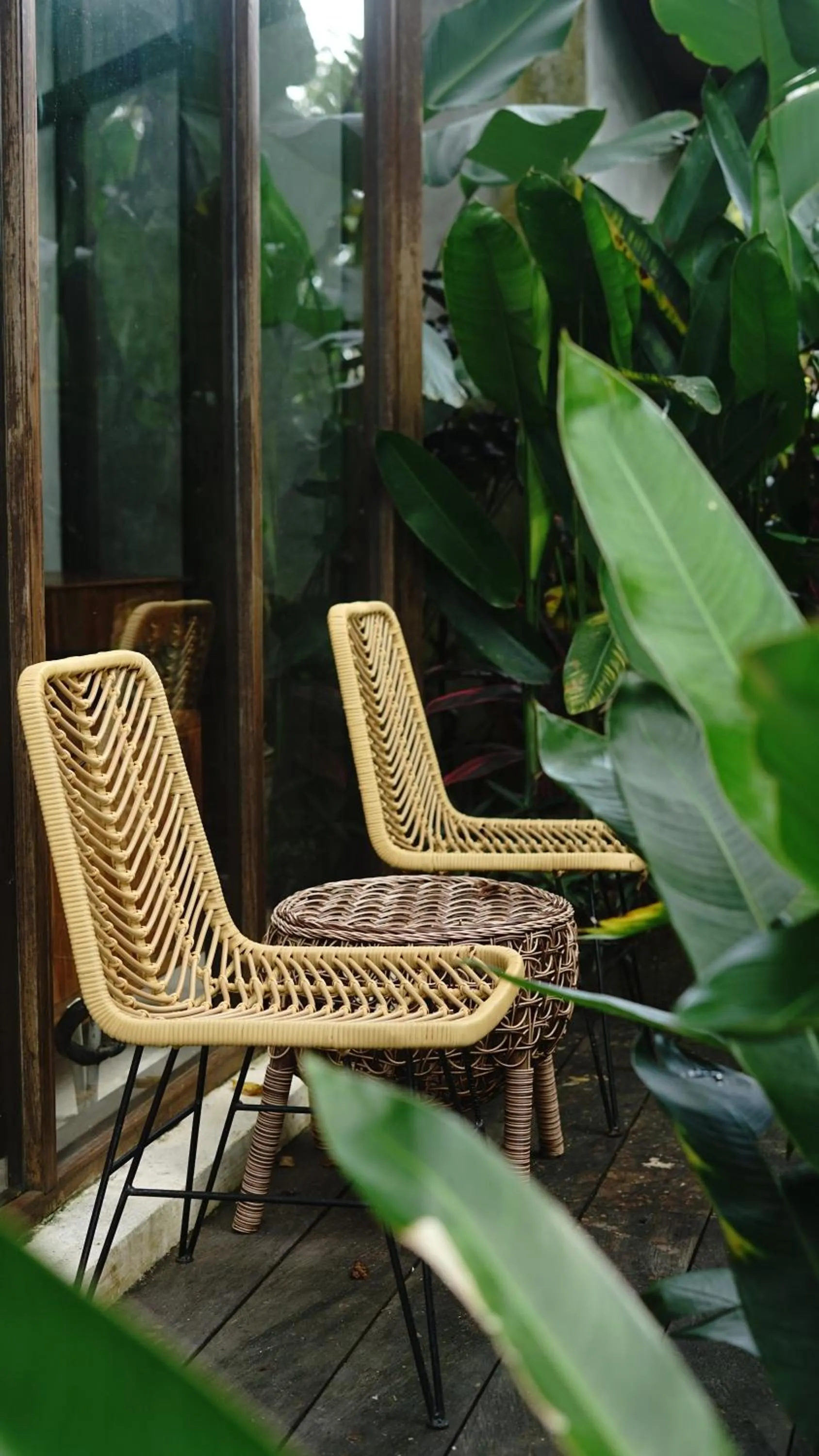 Seating area in Green Tree House Villa Ubud