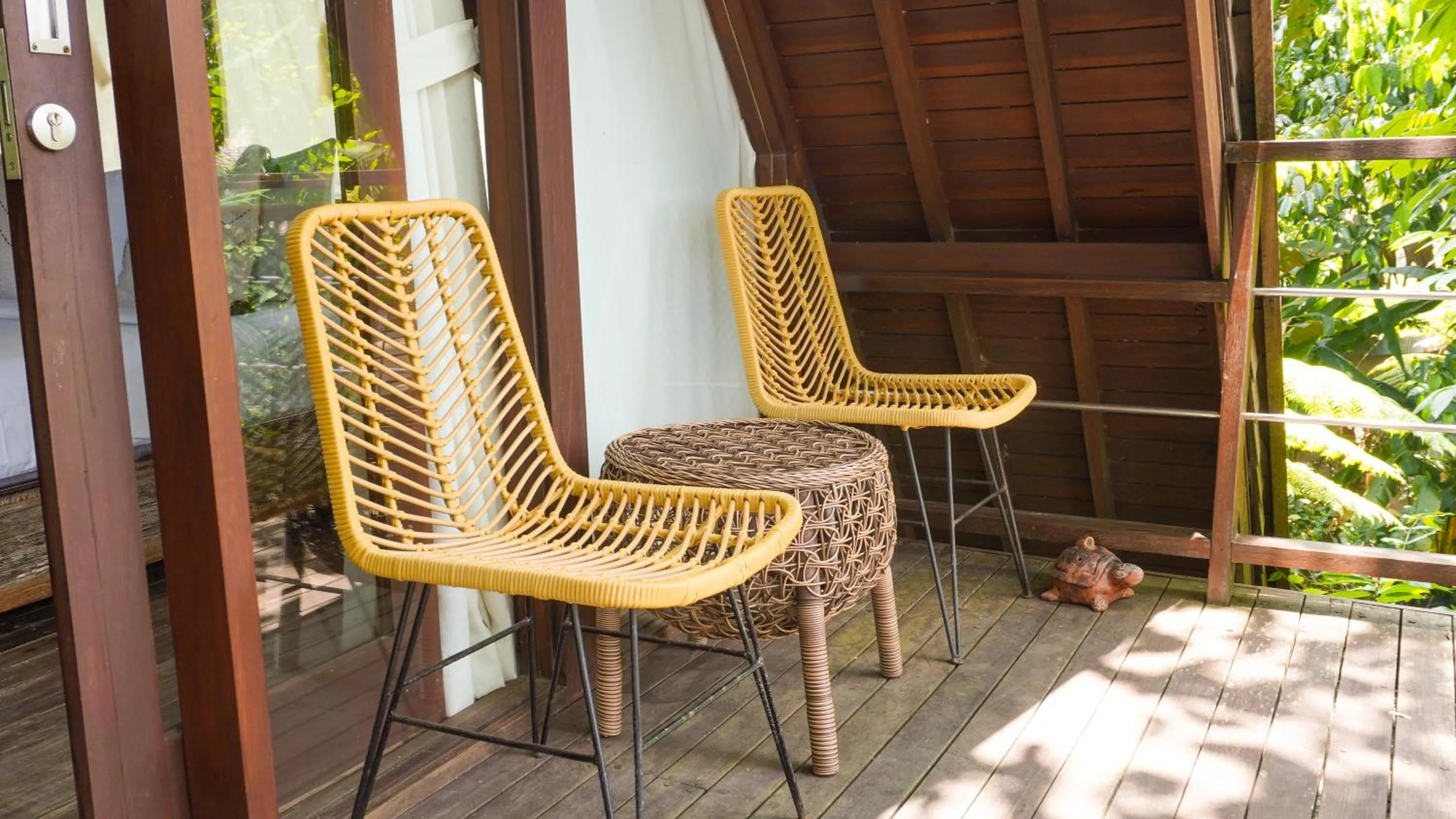 Balcony/Terrace in Green Tree House Villa Ubud