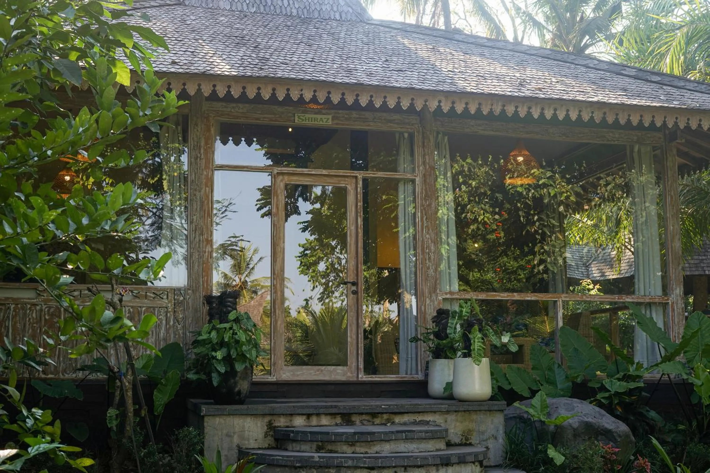Bedroom in Green Tree House Villa Ubud
