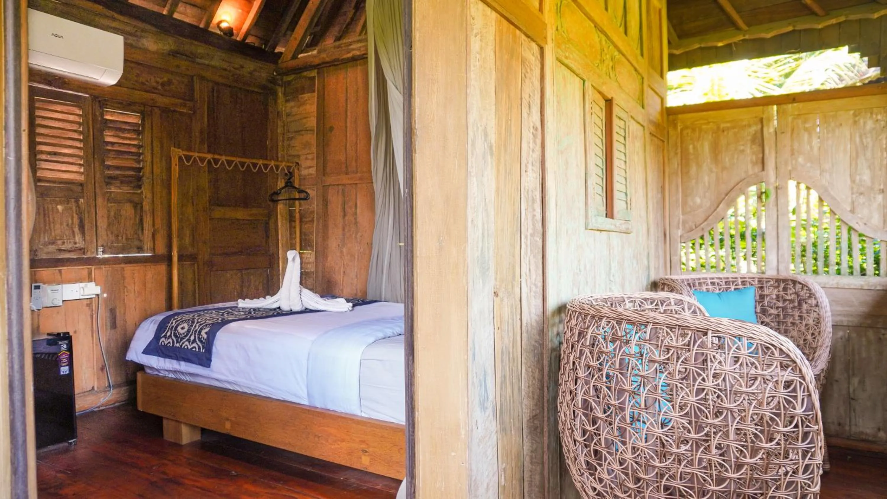 Bedroom, Bed in Green Tree House Villa Ubud