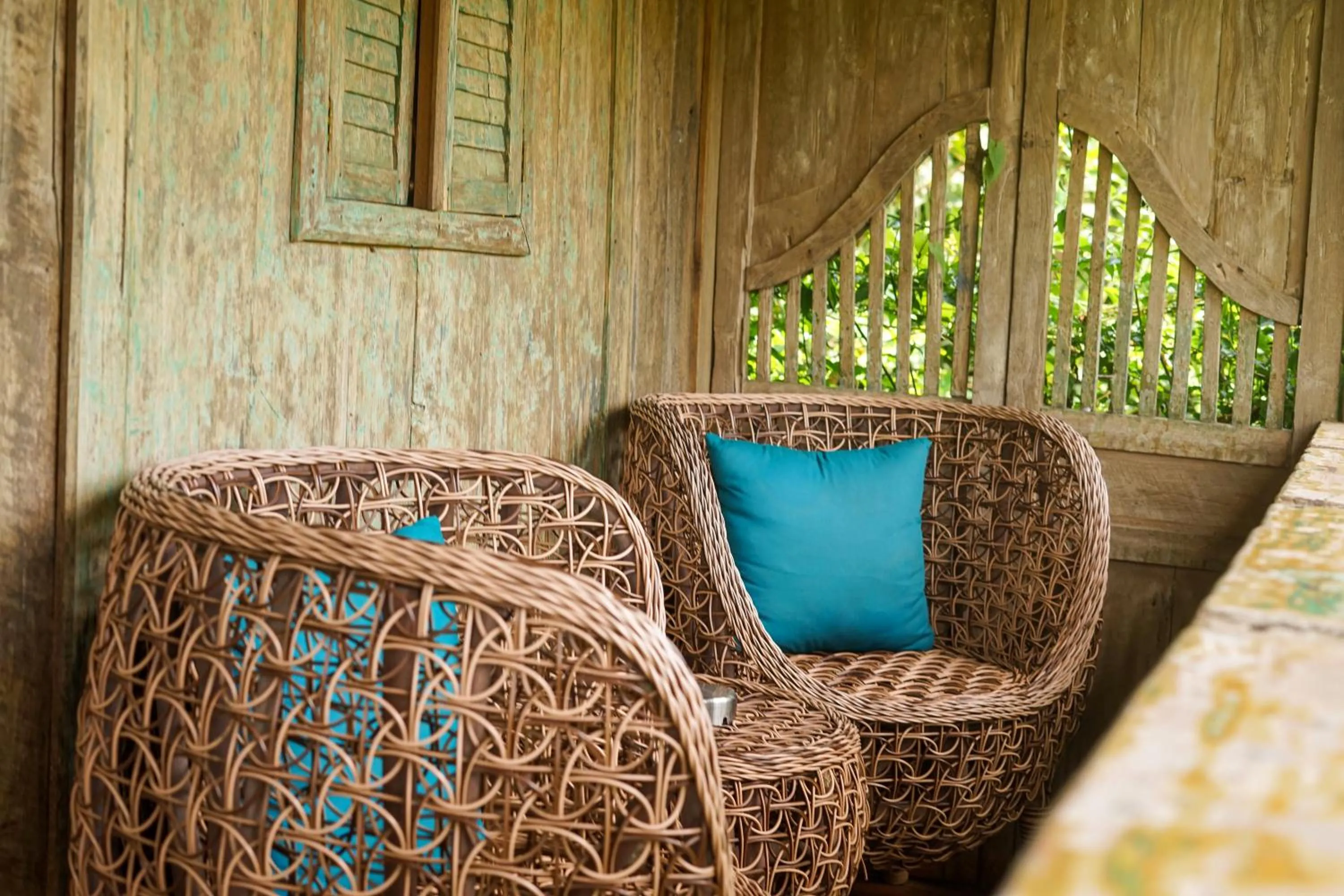 Balcony/Terrace in Green Tree House Villa Ubud