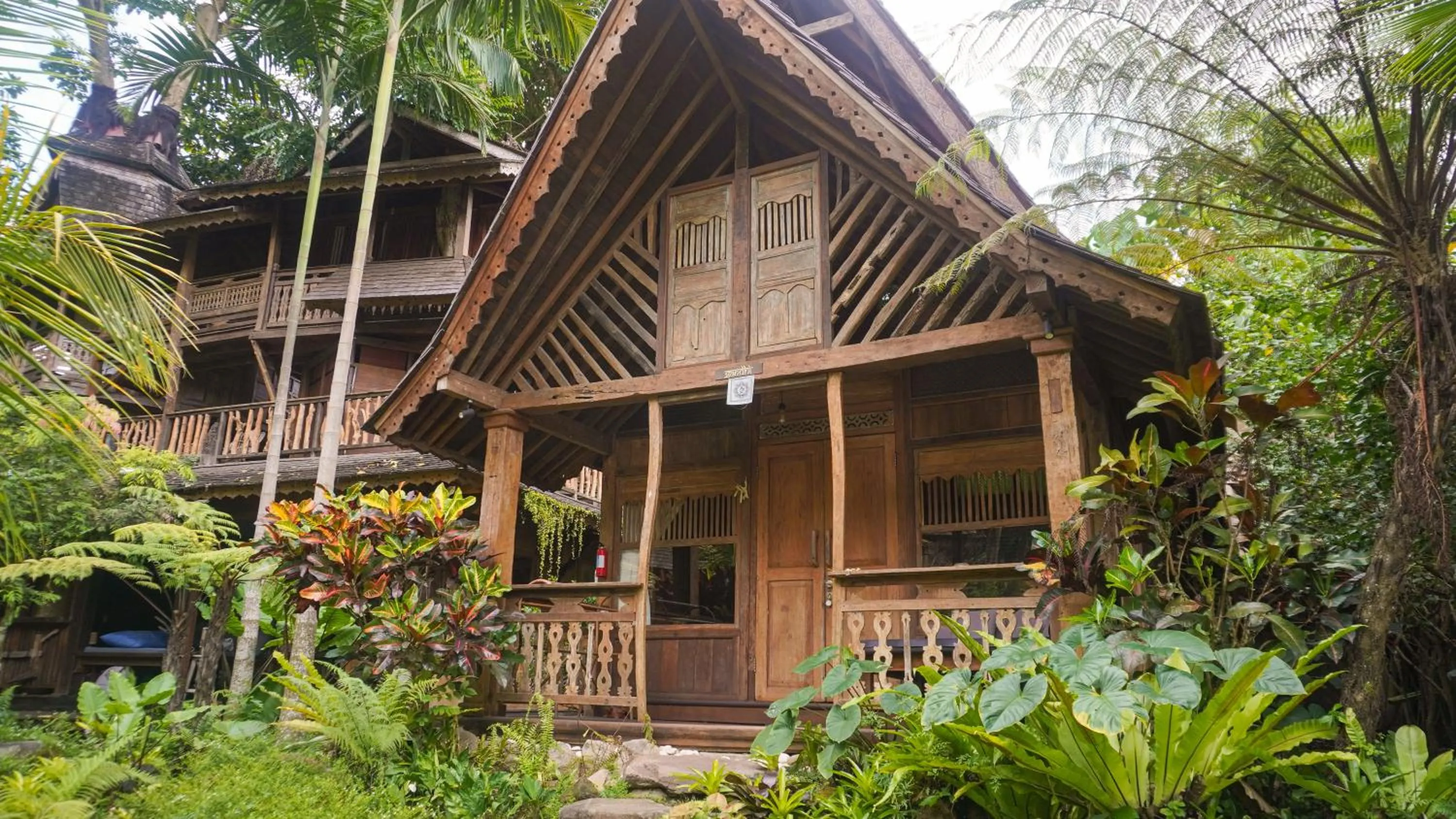 Property building in Green Tree House Villa Ubud