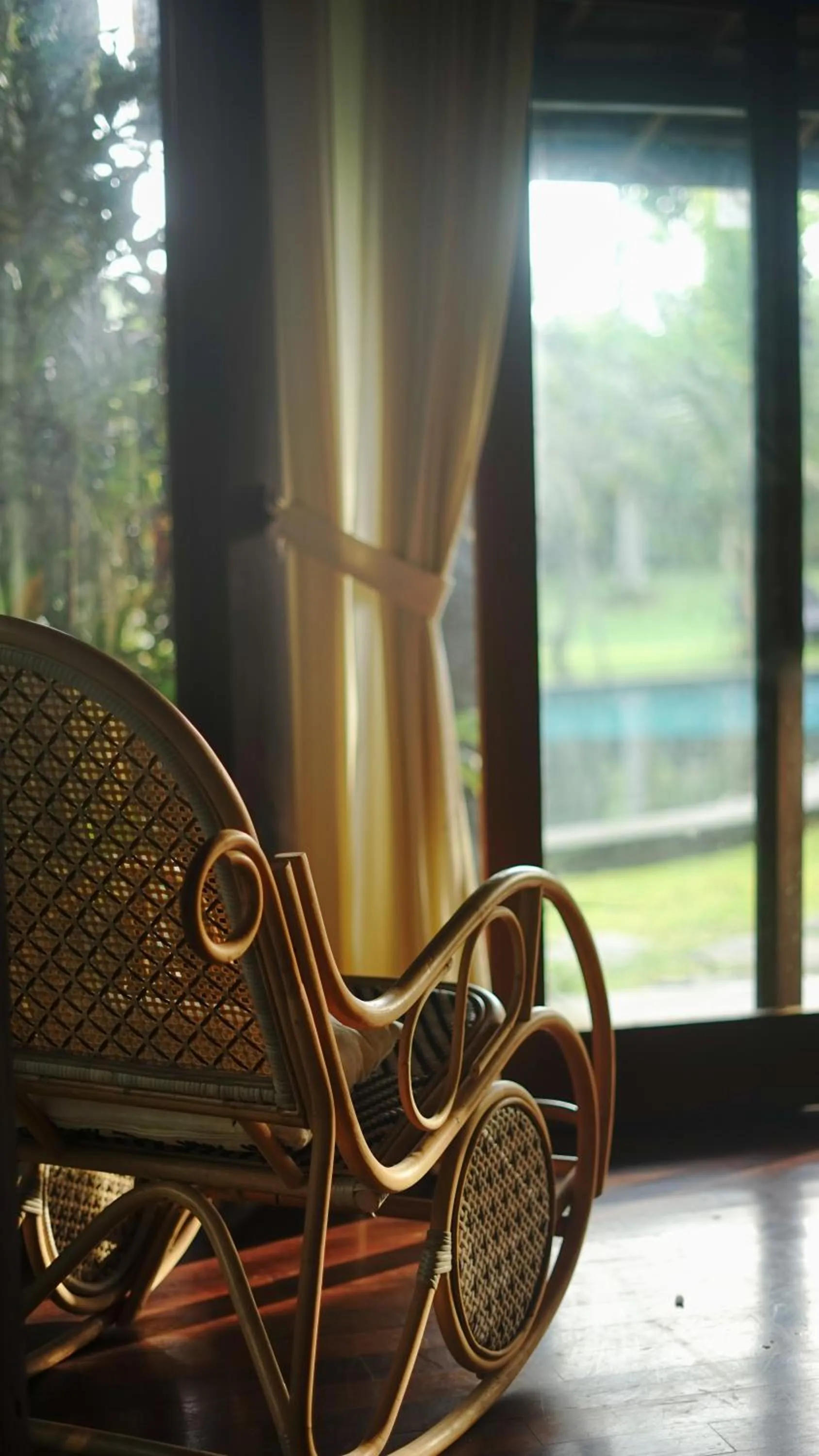 Seating area in Green Tree House Villa Ubud