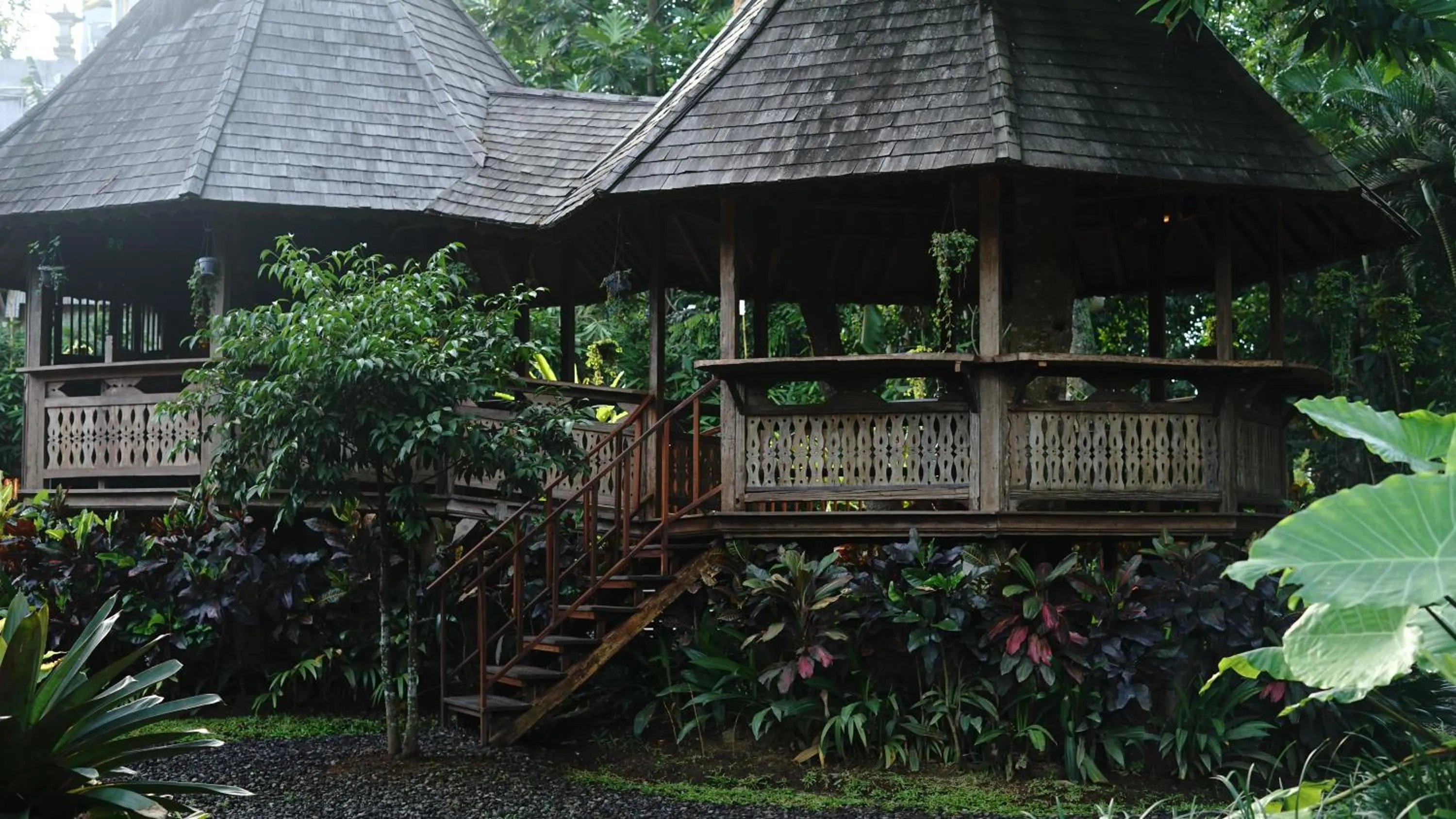 Property building in Green Tree House Villa Ubud