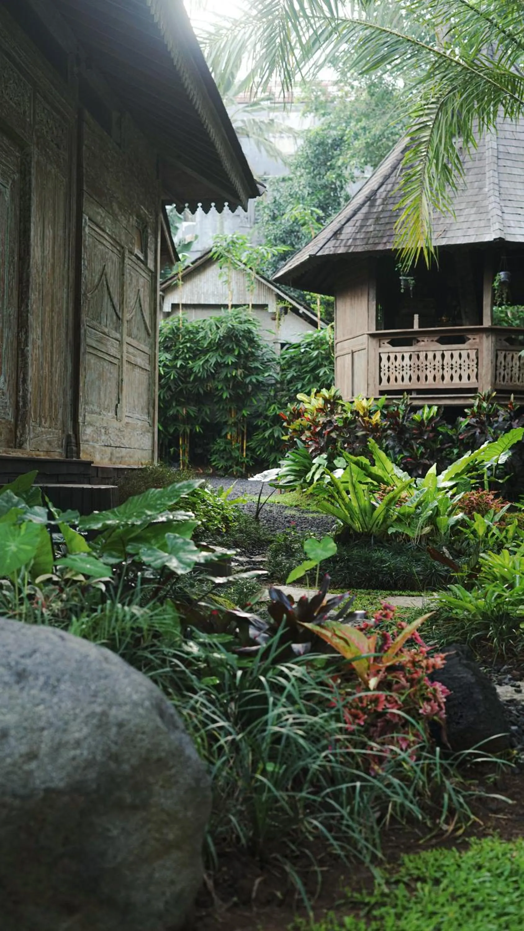 Property building in Green Tree House Villa Ubud