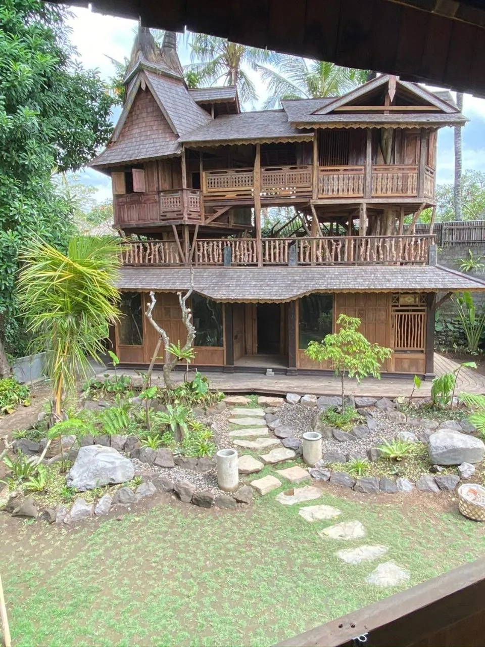 Bedroom in Green Tree House Villa Ubud