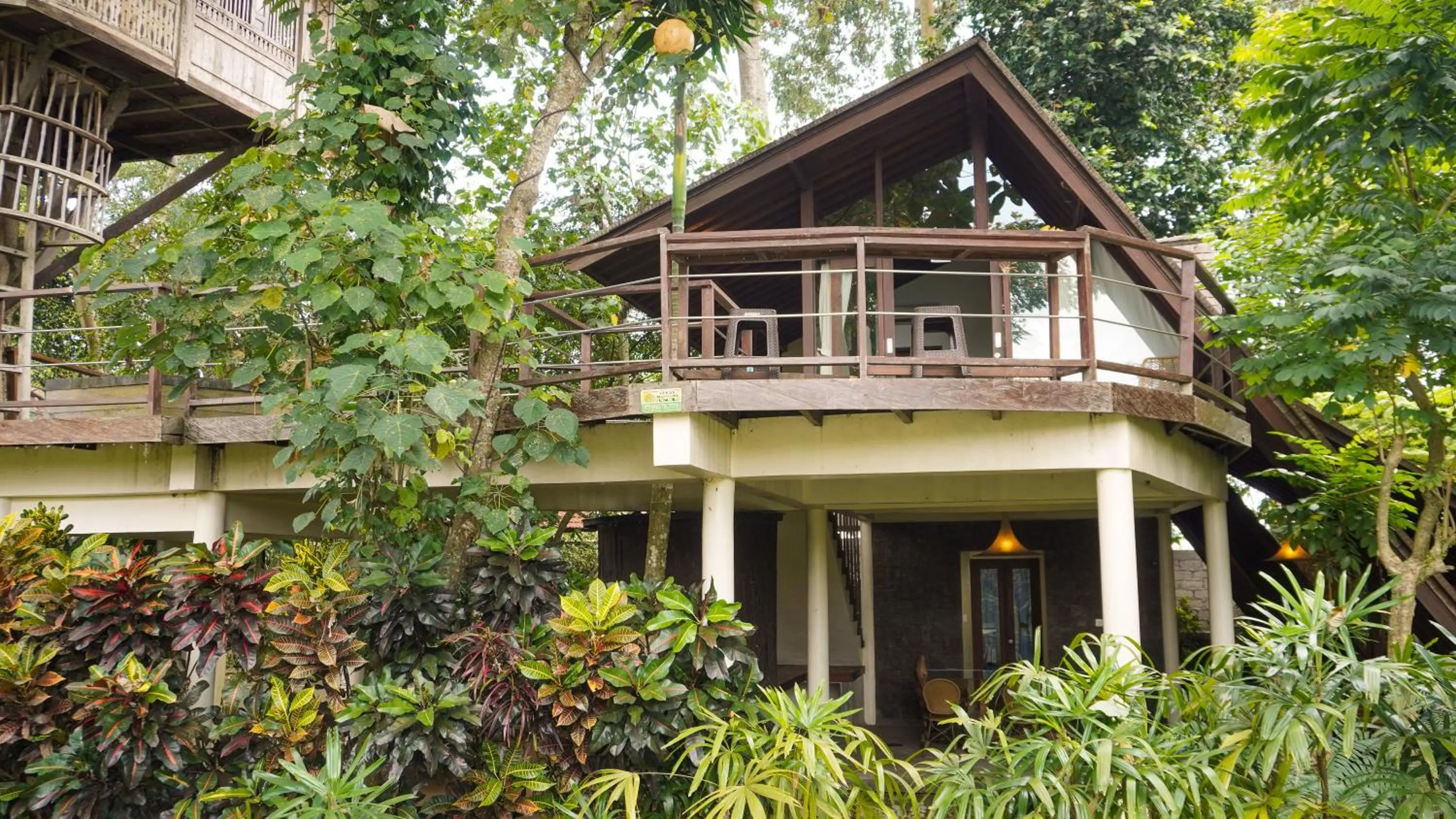 Property building in Green Tree House Villa Ubud