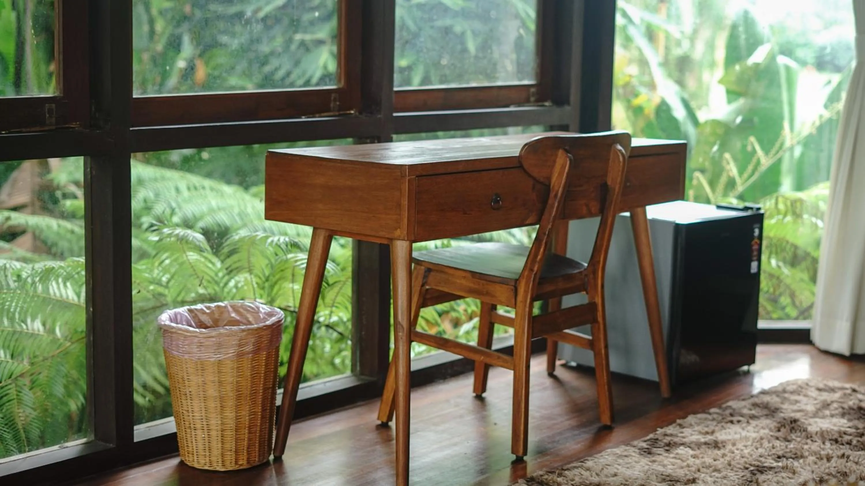Seating area in Green Tree House Villa Ubud