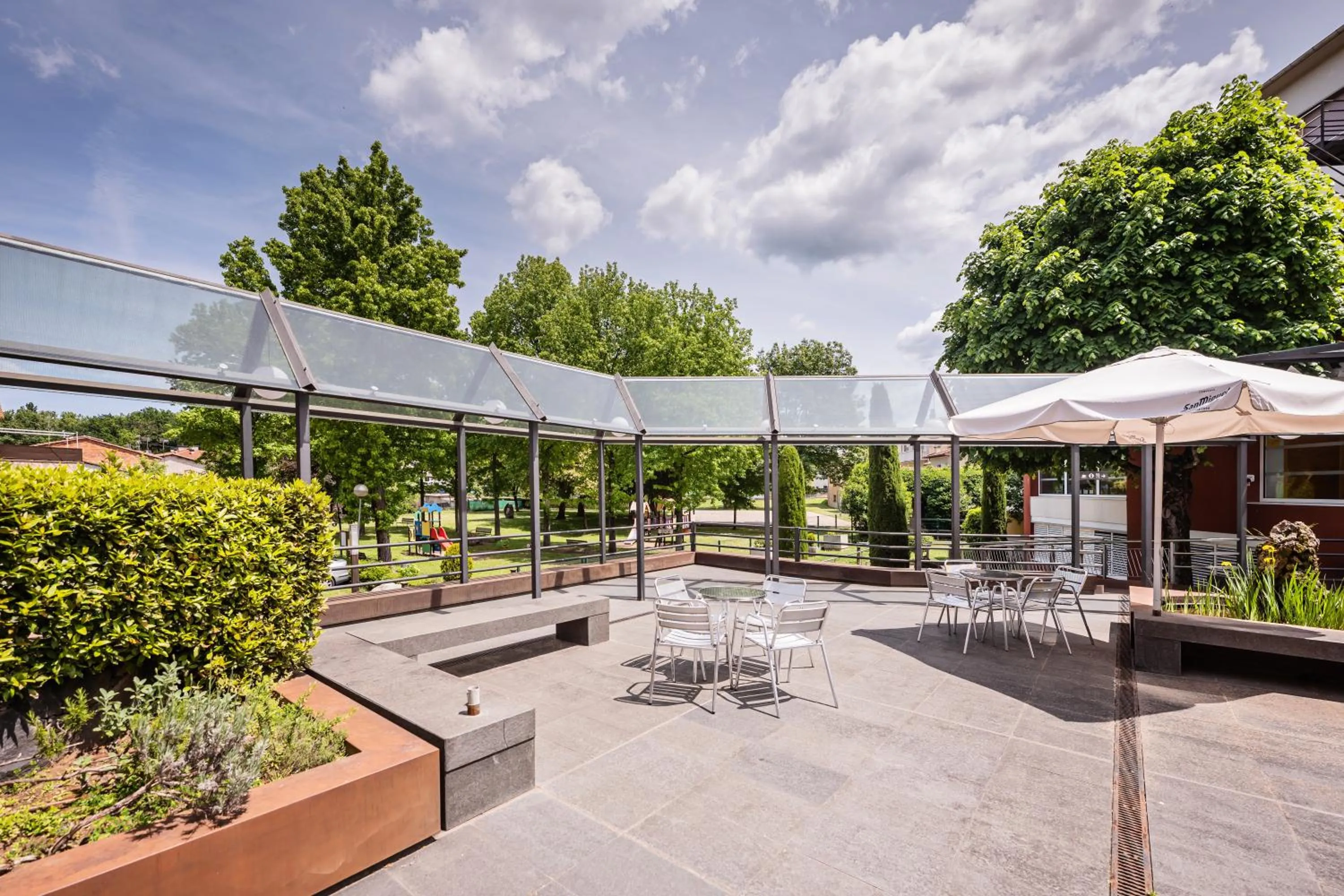 Property building in Hotel La Perla D'Olot