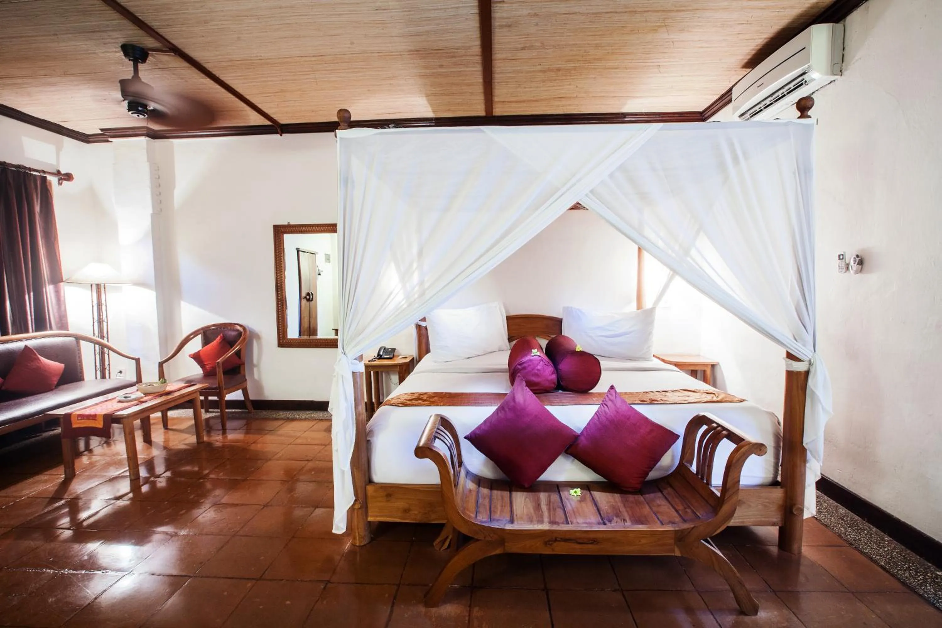 Bedroom, Bed in Dwaraloka Retreat Ubud