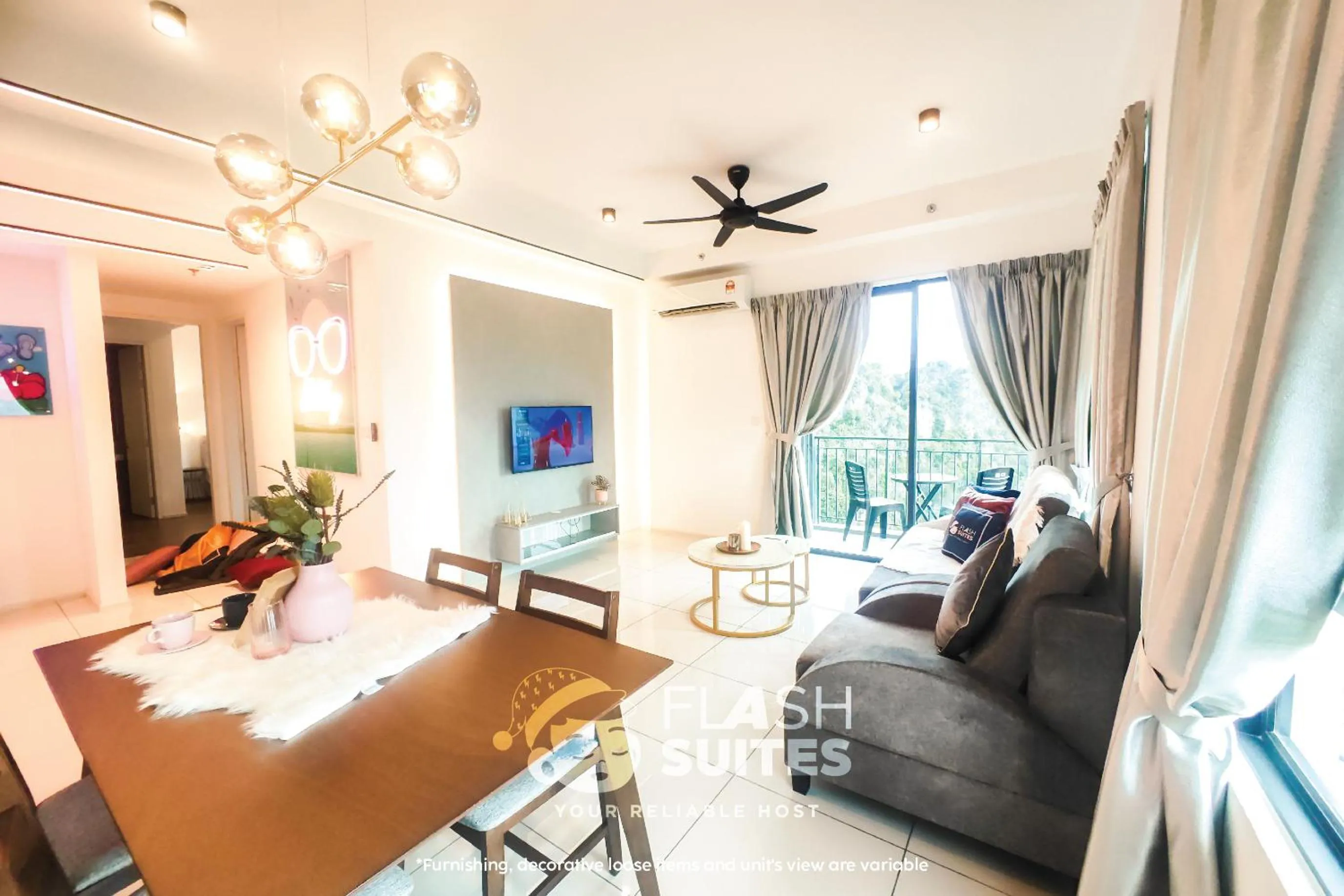 Living room in Onsen Premium Suites @ Tambun Ipoh