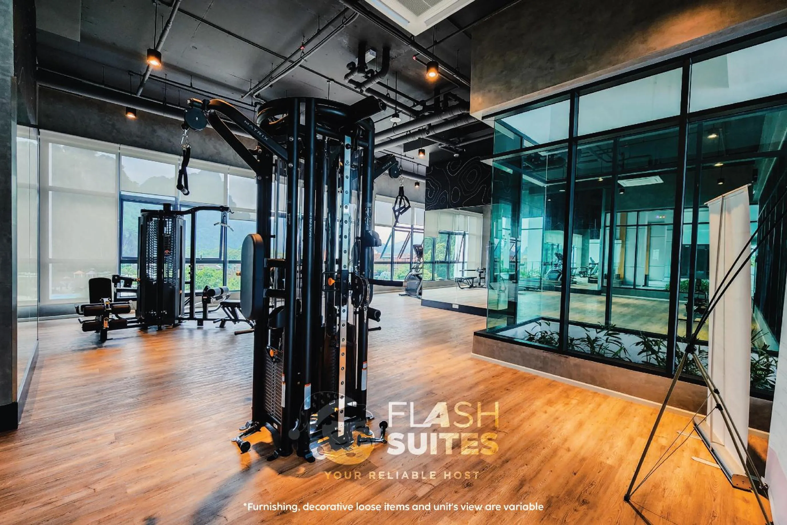 Fitness centre/facilities in Onsen Premium Suites @ Tambun Ipoh