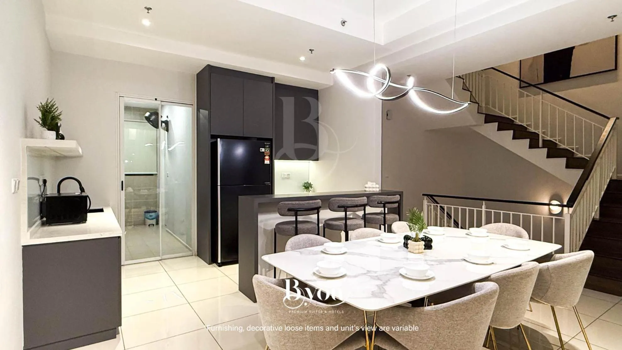 Dining area in Onsen Premium Suites @ Tambun Ipoh