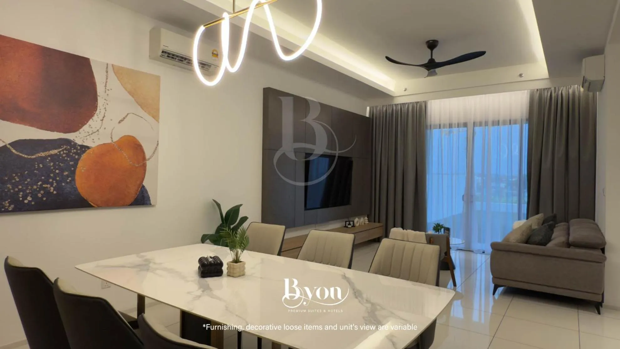 Dining area in Onsen Premium Suites @ Tambun Ipoh