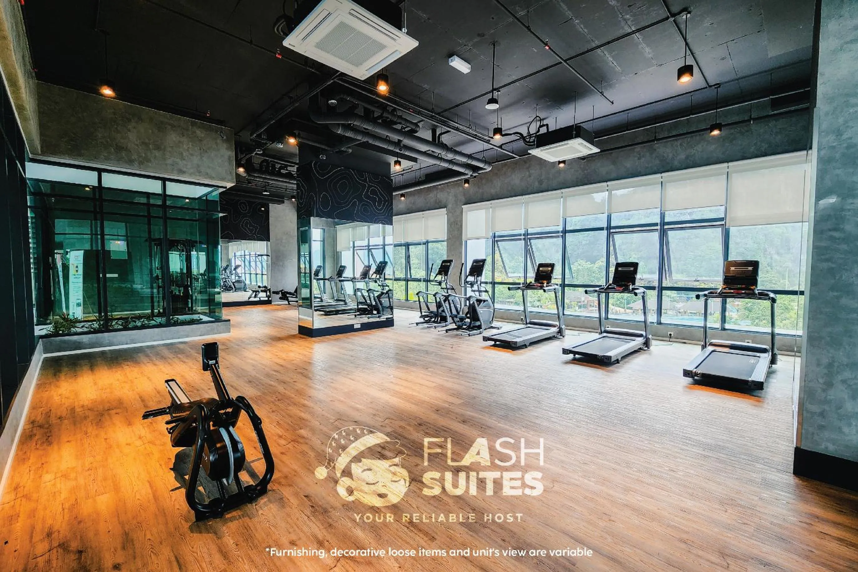 Fitness centre/facilities in Onsen Premium Suites @ Tambun Ipoh
