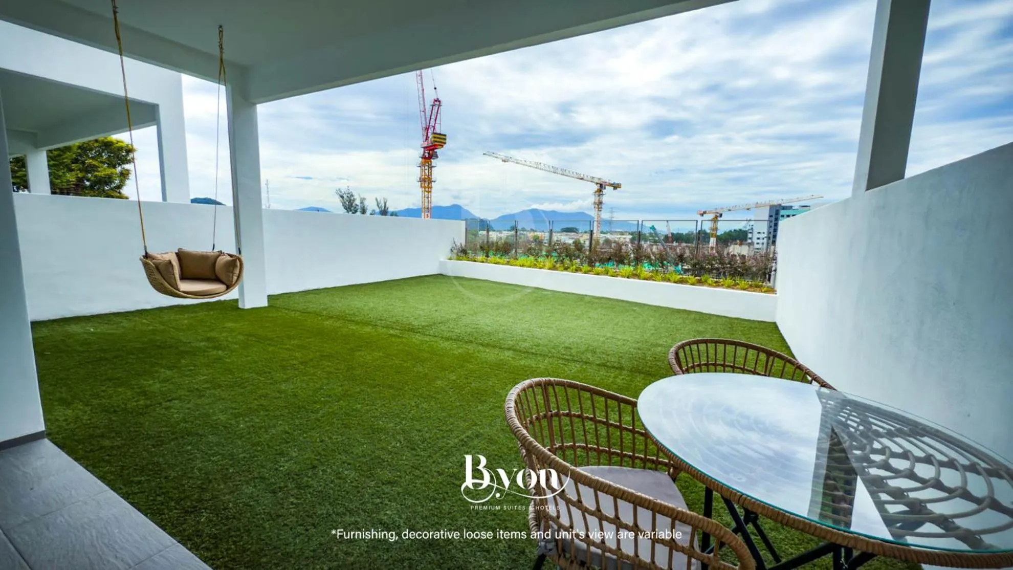 Patio in Onsen Premium Suites @ Tambun Ipoh