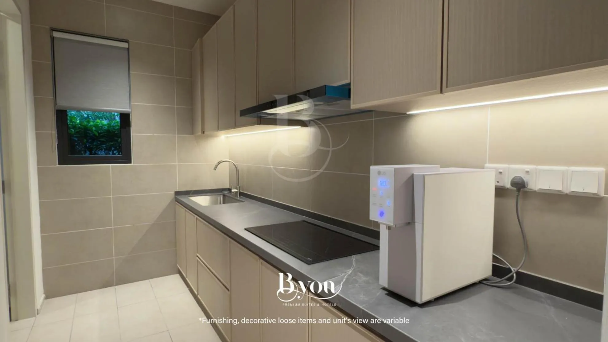 Kitchen or kitchenette in Onsen Premium Suites @ Tambun Ipoh