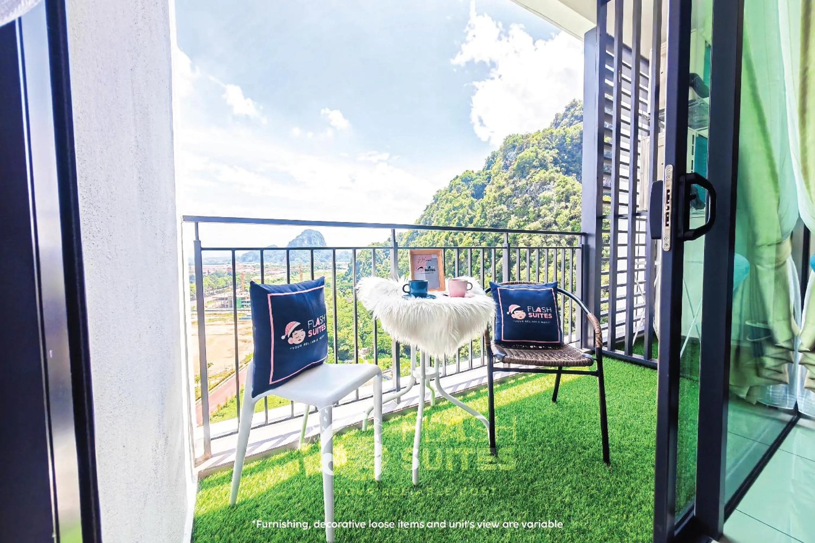 Balcony/Terrace in Onsen Premium Suites @ Tambun Ipoh