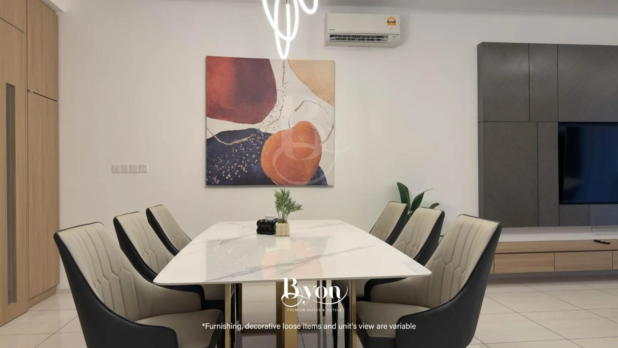 Dining area in Onsen Premium Suites @ Tambun Ipoh