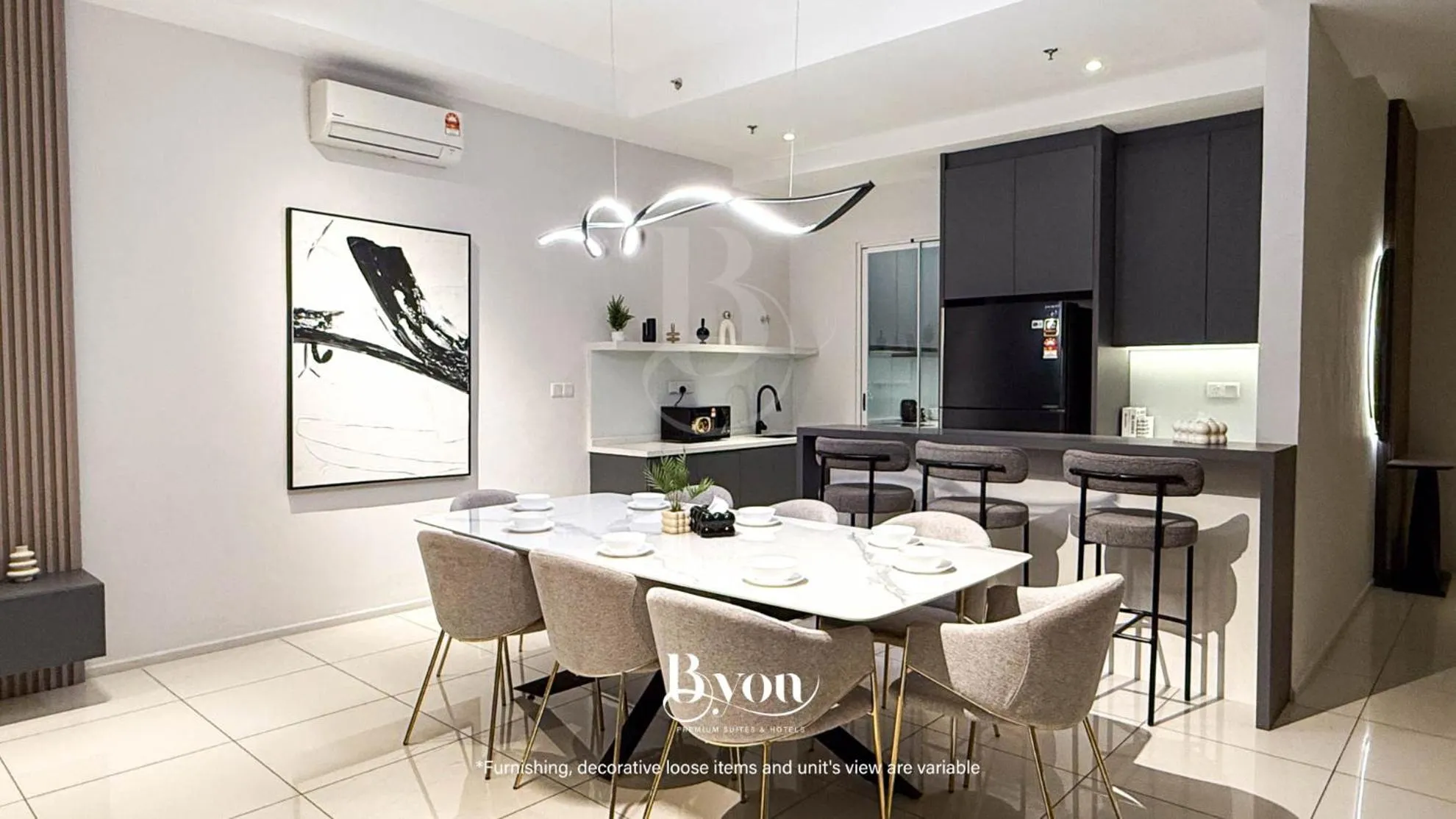 Dining area in Onsen Premium Suites @ Tambun Ipoh