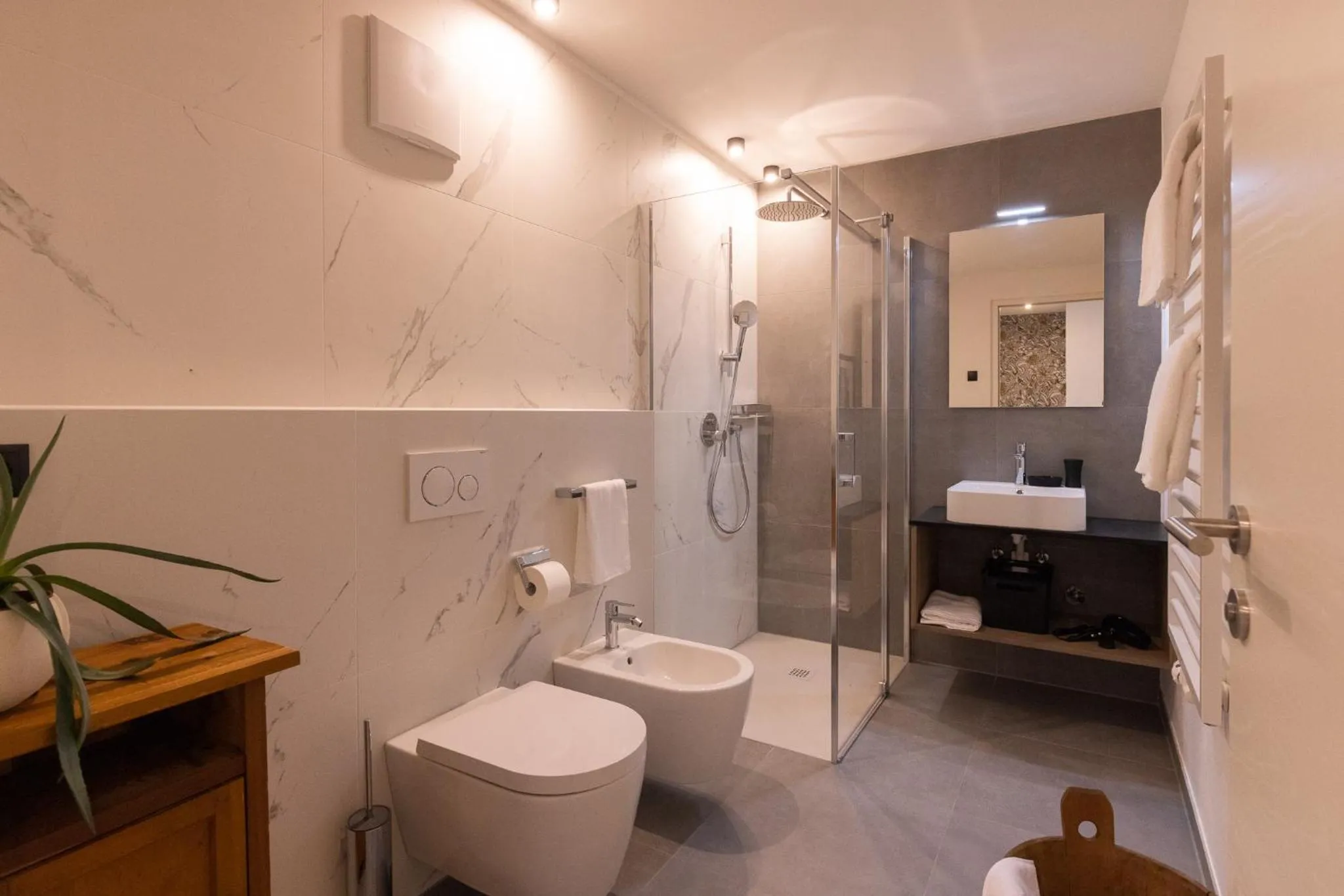 Shower in Apartment Ando