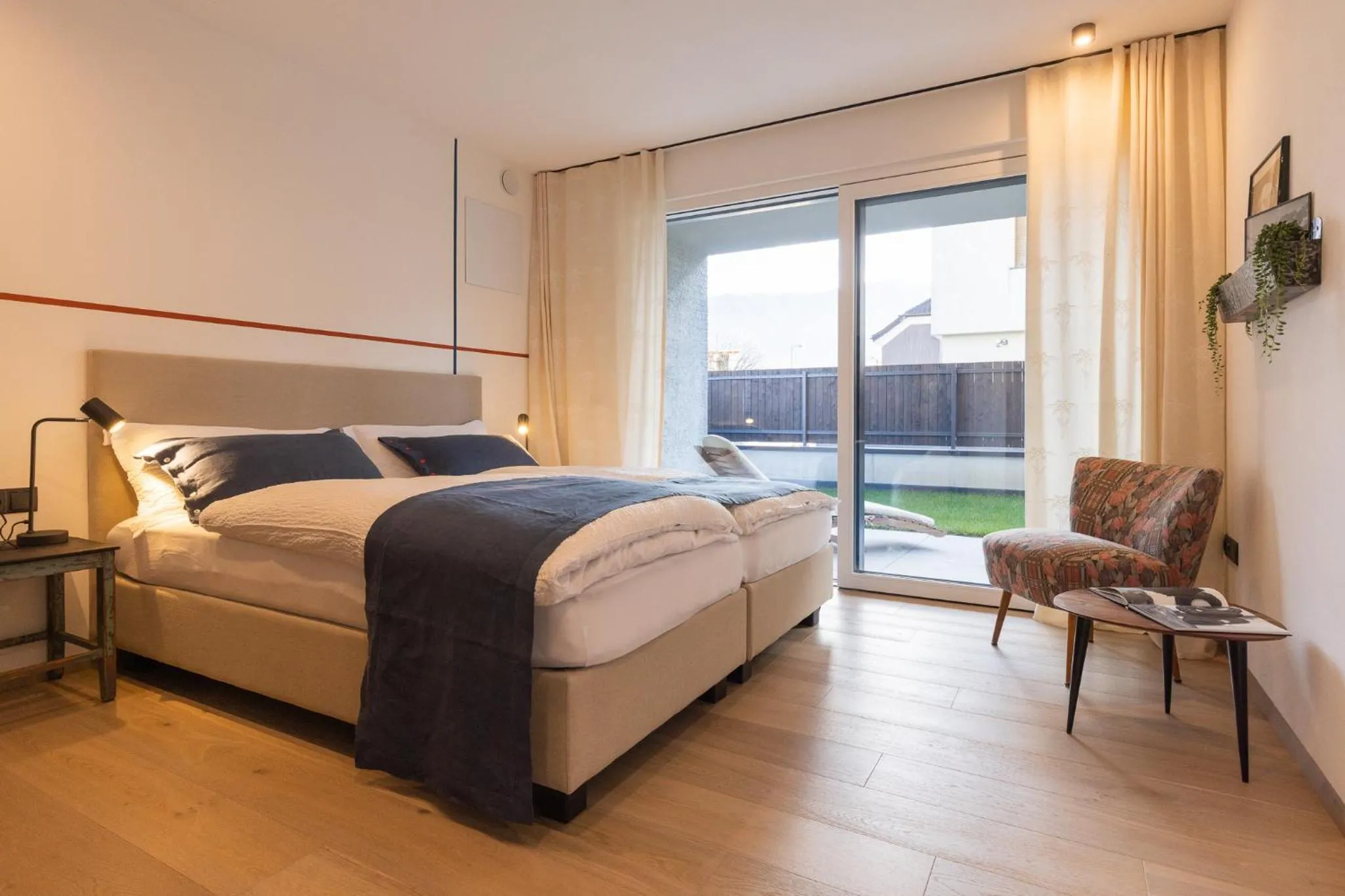 Bed in Apartment Ando