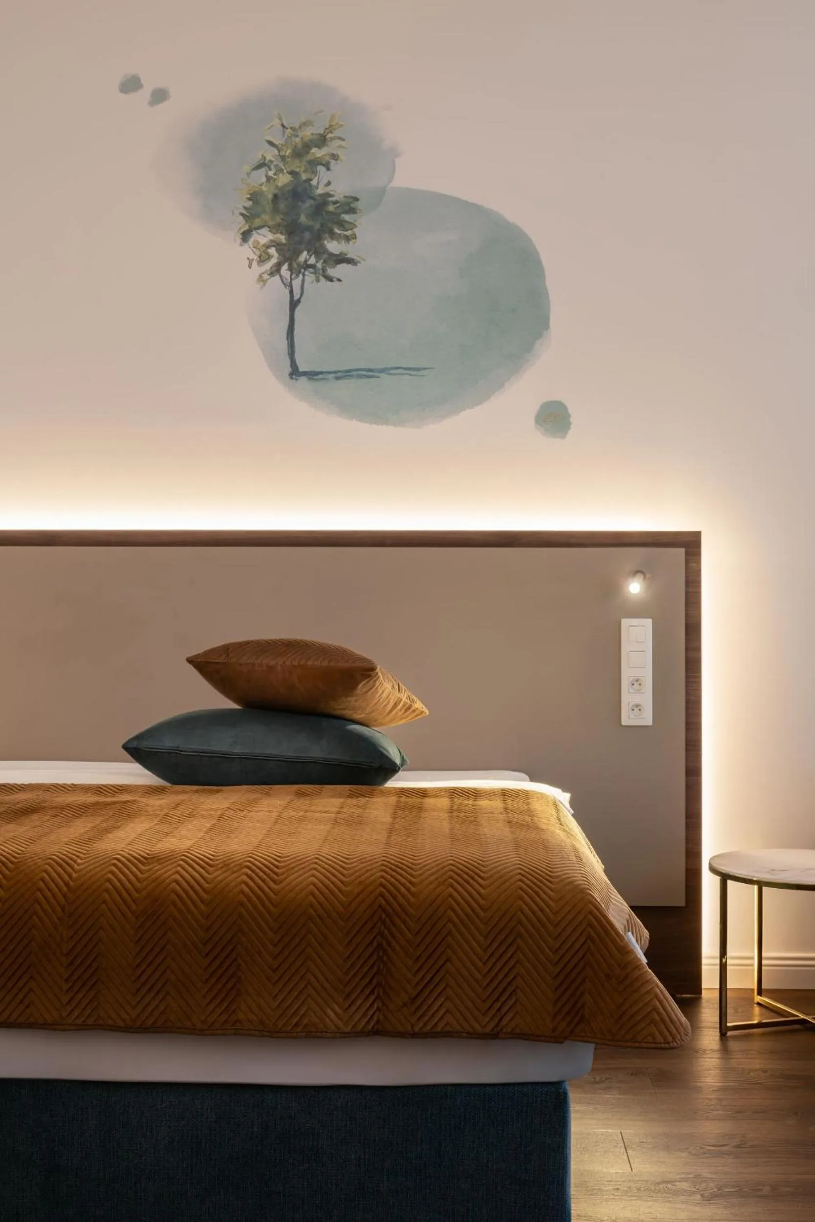 Decorative detail, Bed in Resort Český les