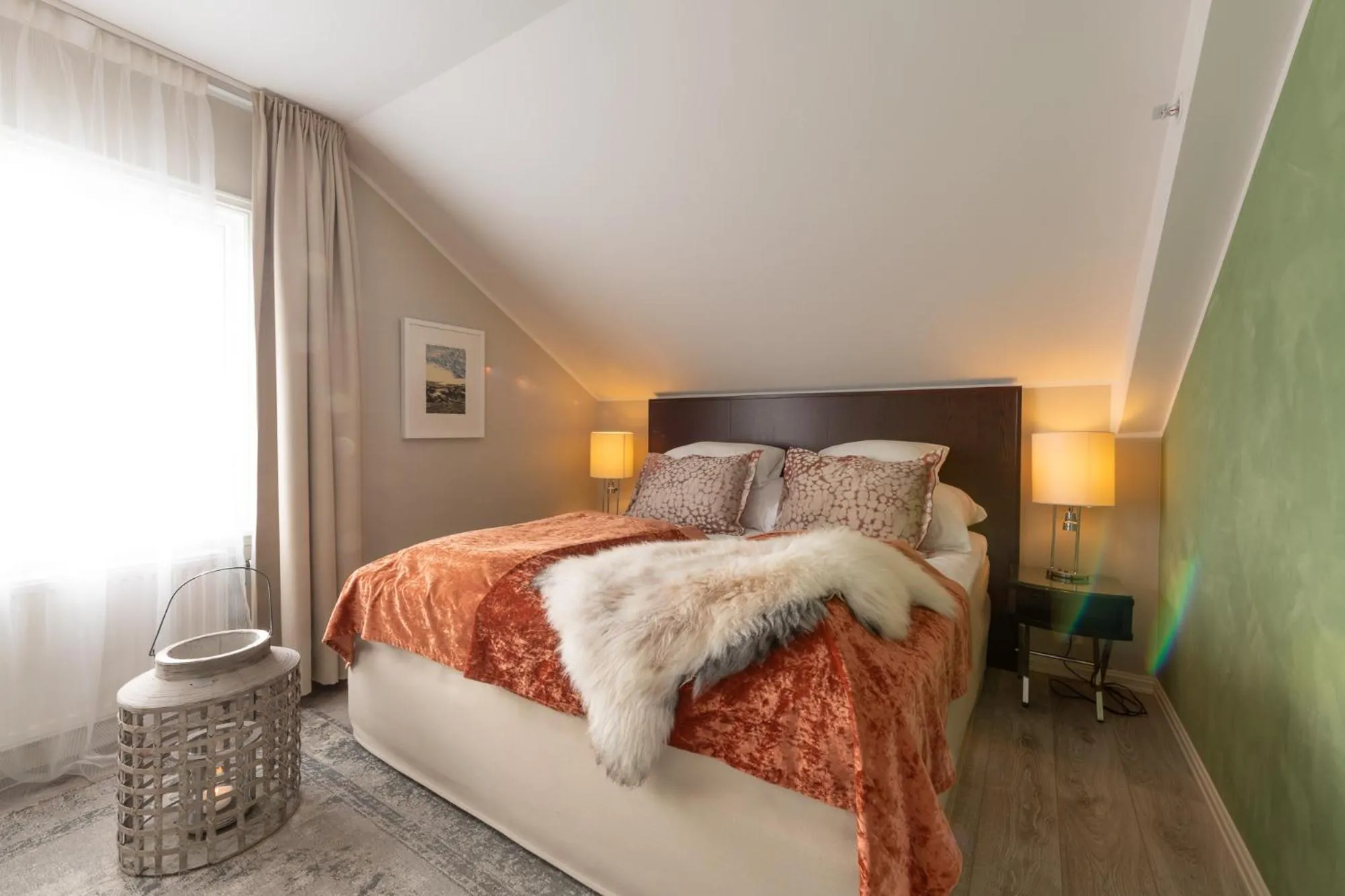 Photo of the whole room, Bed in Skåbu Fjellhotell