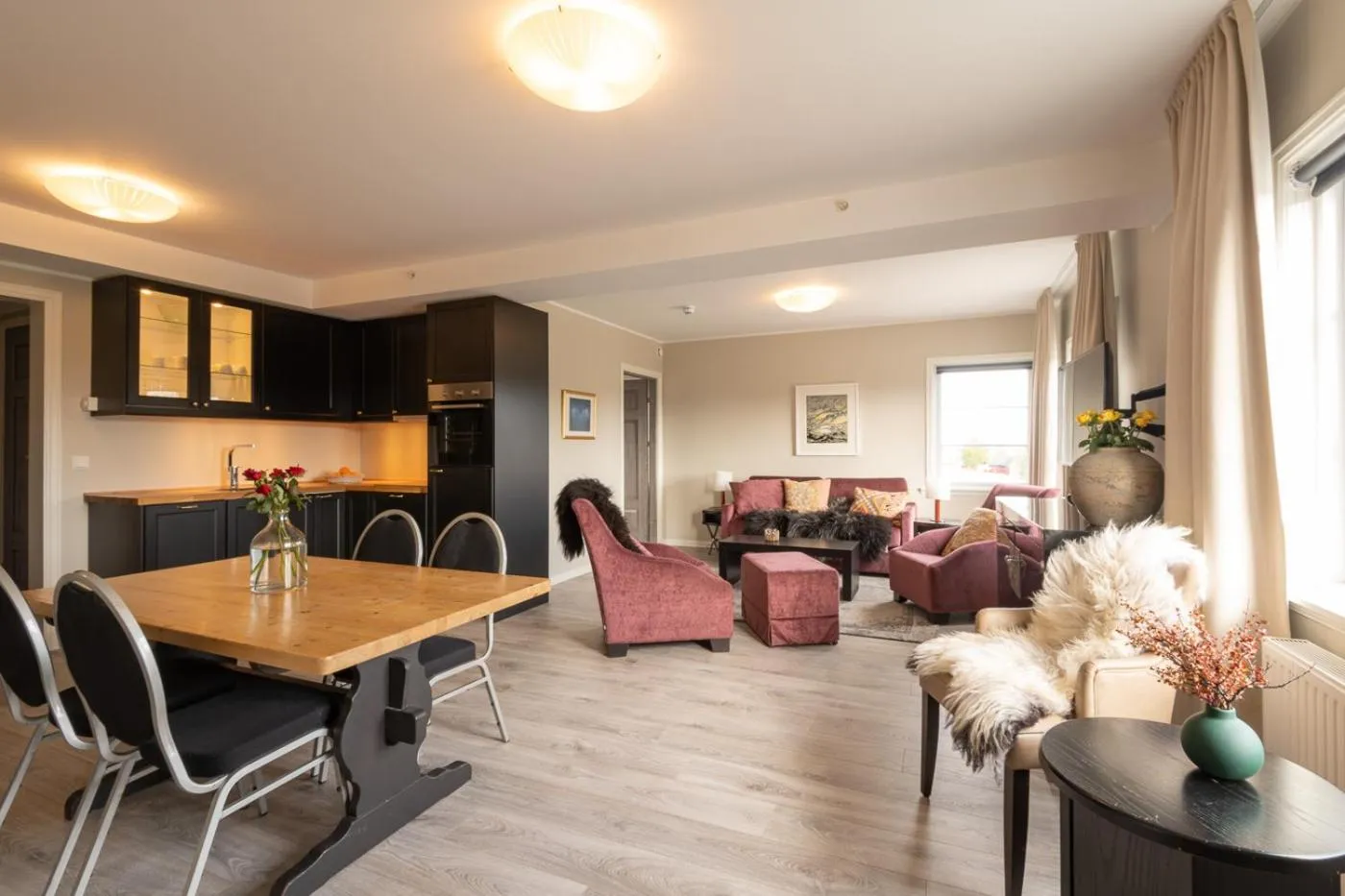 Kitchen or kitchenette in Skåbu Fjellhotell