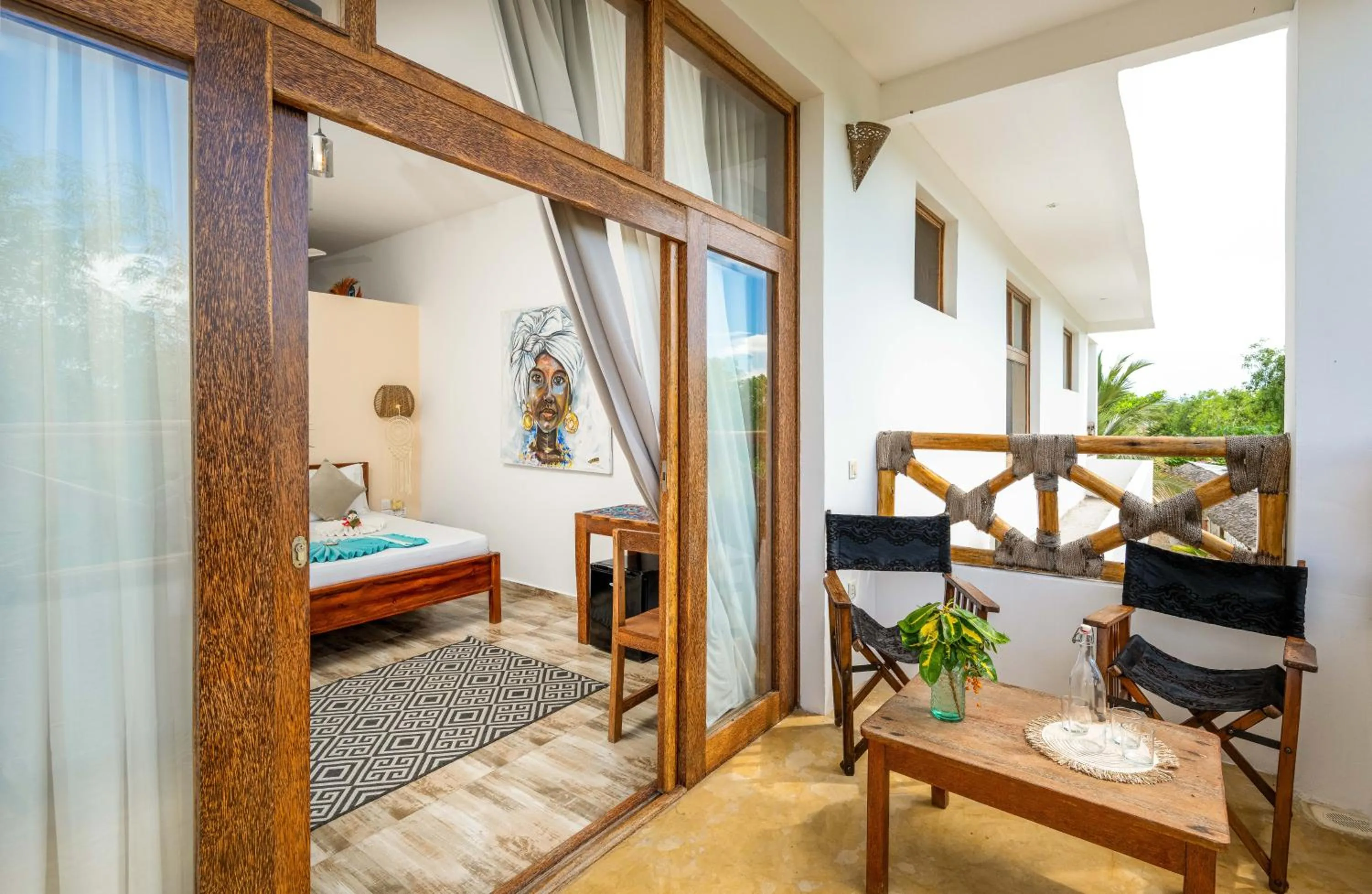 Balcony/Terrace, Bed in Haber Hotel & SPA