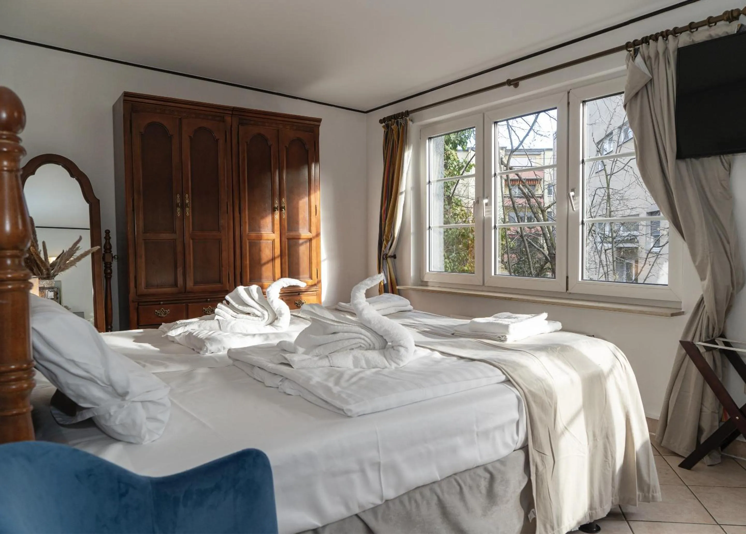Bedroom, Bed in Hotel Petit Wannsee