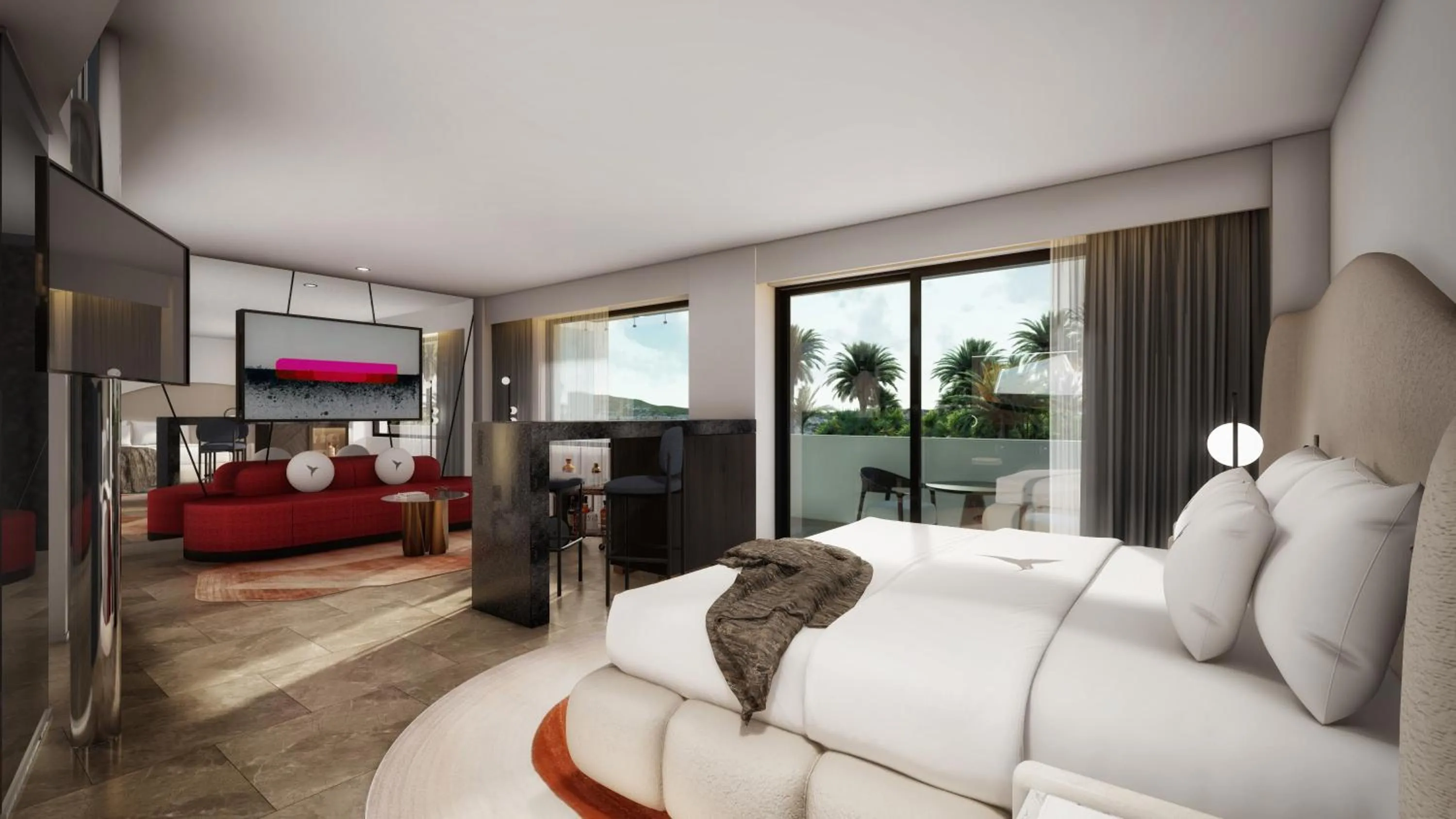 Suite Anything Can Happen - Entrance to Ushuaia Club Included in Ushuaia Ibiza Beach Hotel - Adults Only-Entrance to Ushuaia Club included