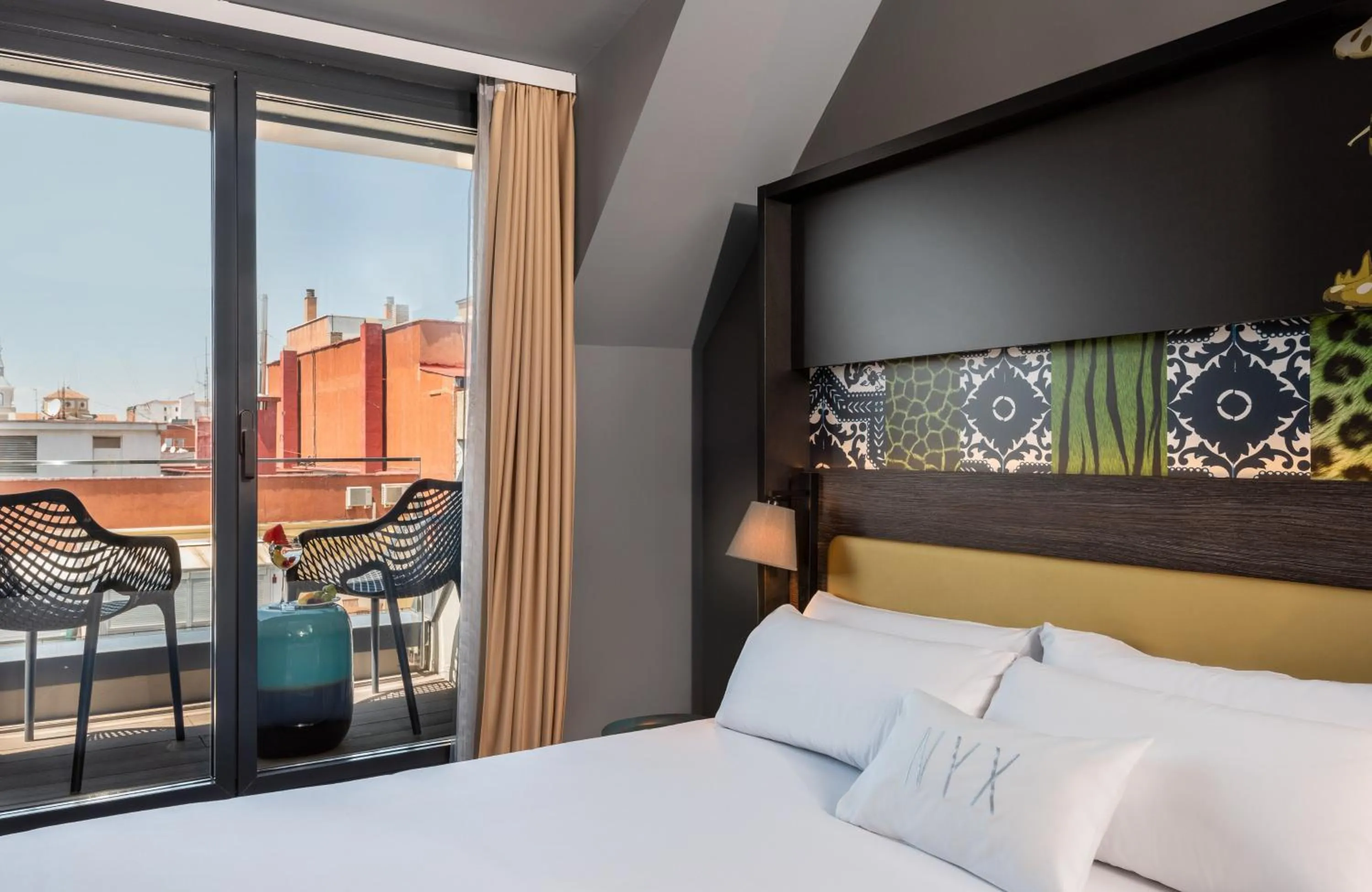 Bed in NYX Hotel Madrid by Leonardo Hotels