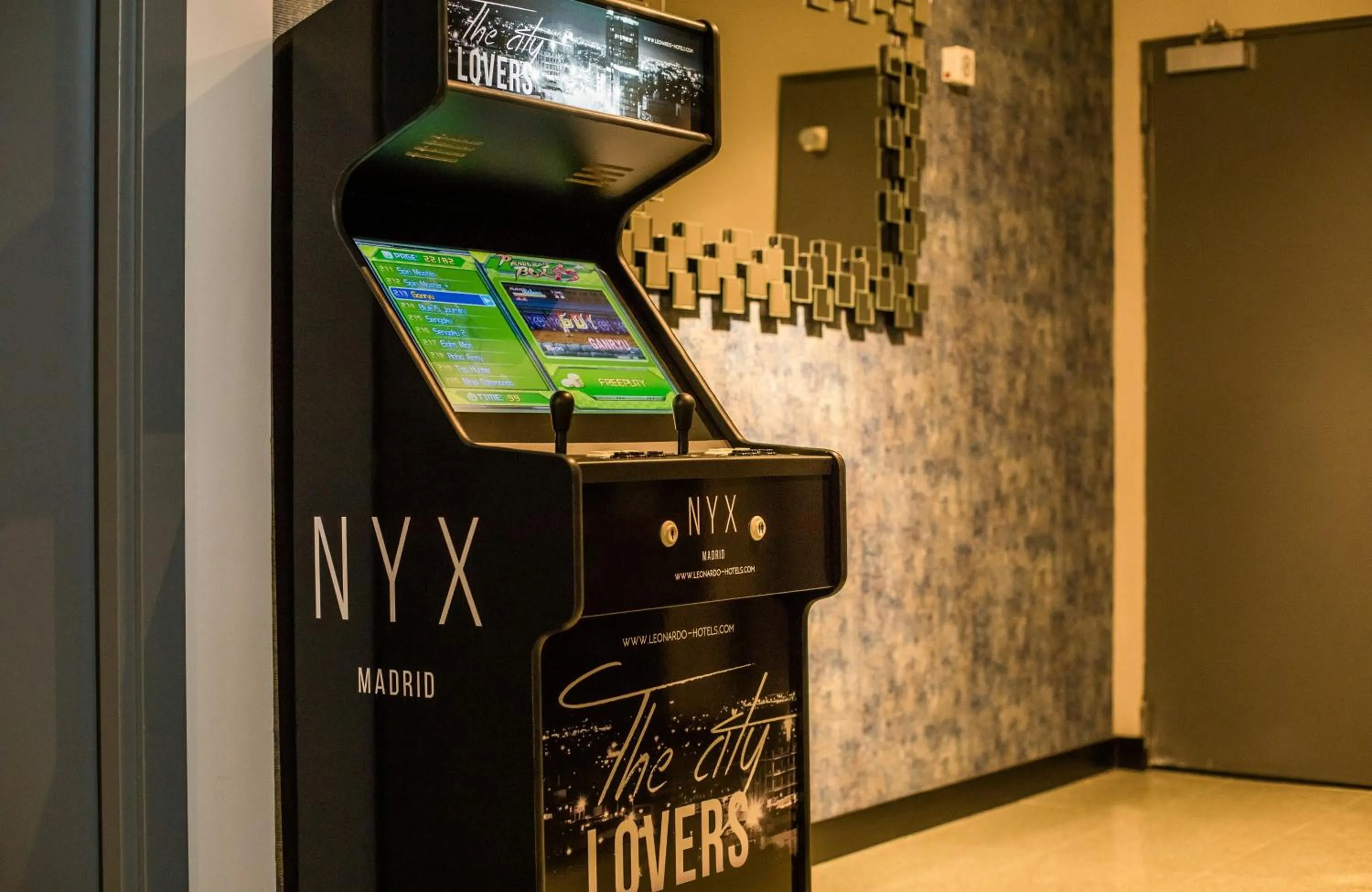 Game Room in NYX Hotel Madrid by Leonardo Hotels