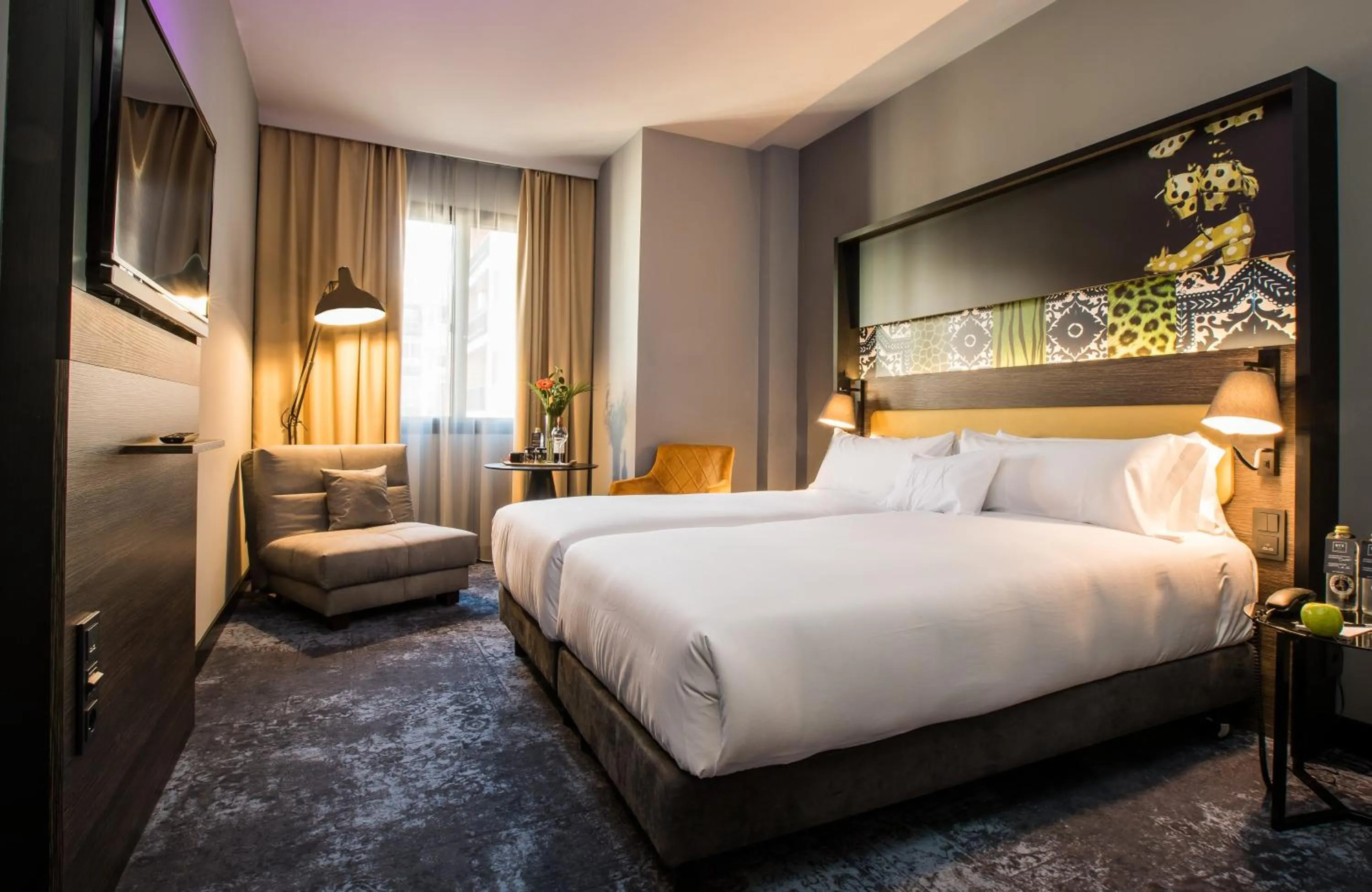 Photo of the whole room, Bed in NYX Hotel Madrid by Leonardo Hotels