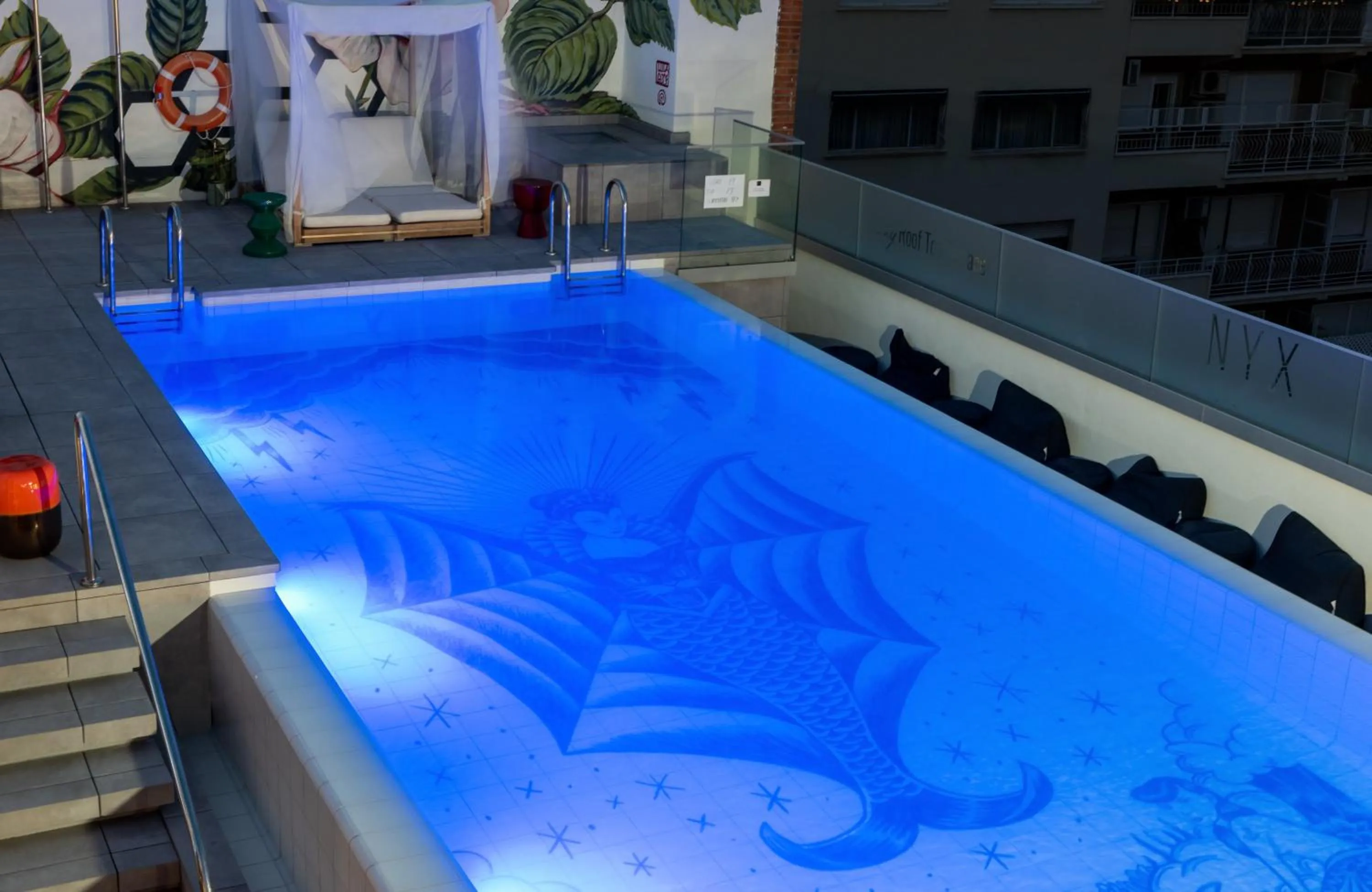 Swimming pool in NYX Hotel Madrid by Leonardo Hotels