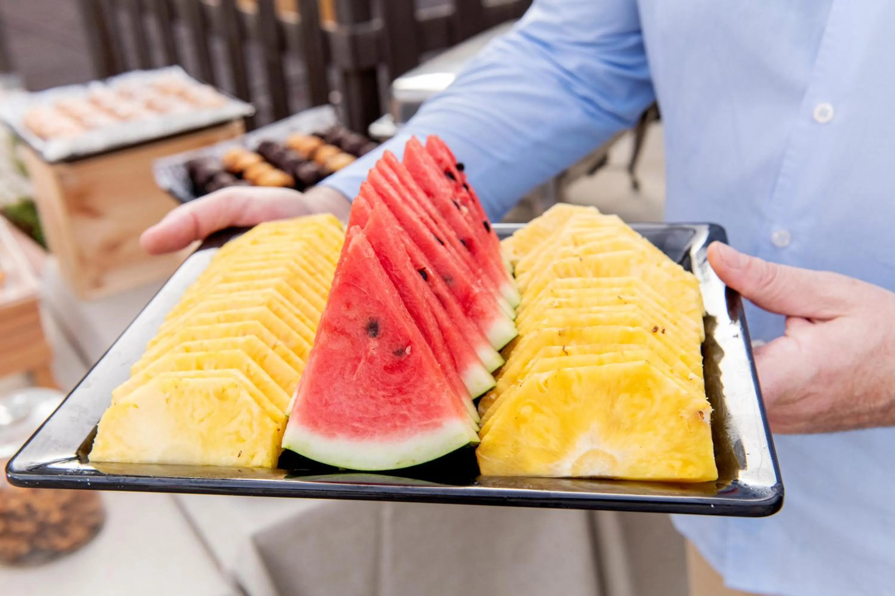 Buffet breakfast in Roc Portonova Apartaments