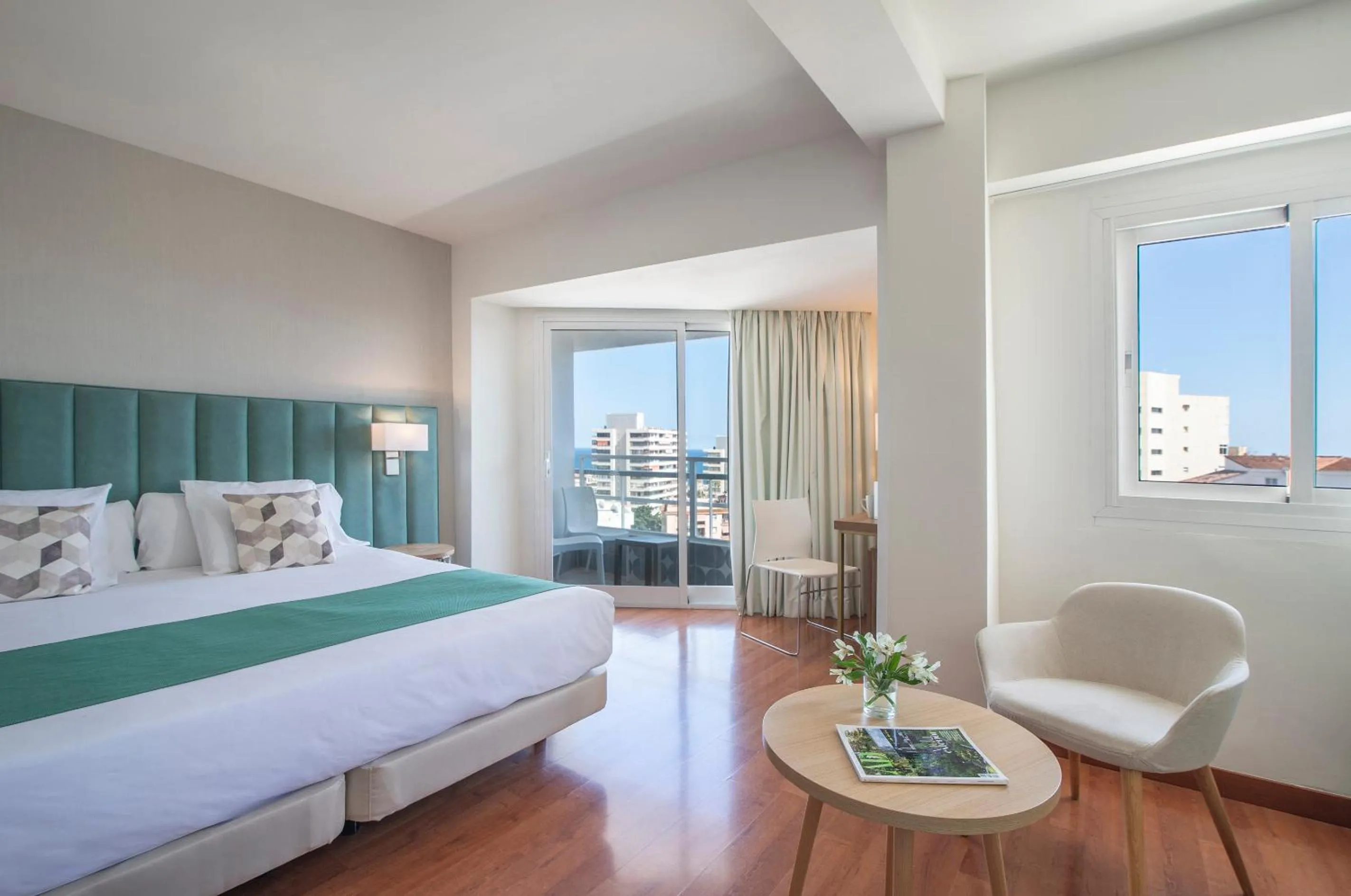 Bedroom, Bed in Hotel Costa Málaga - Adults Recommended - by Pierre & Vacances