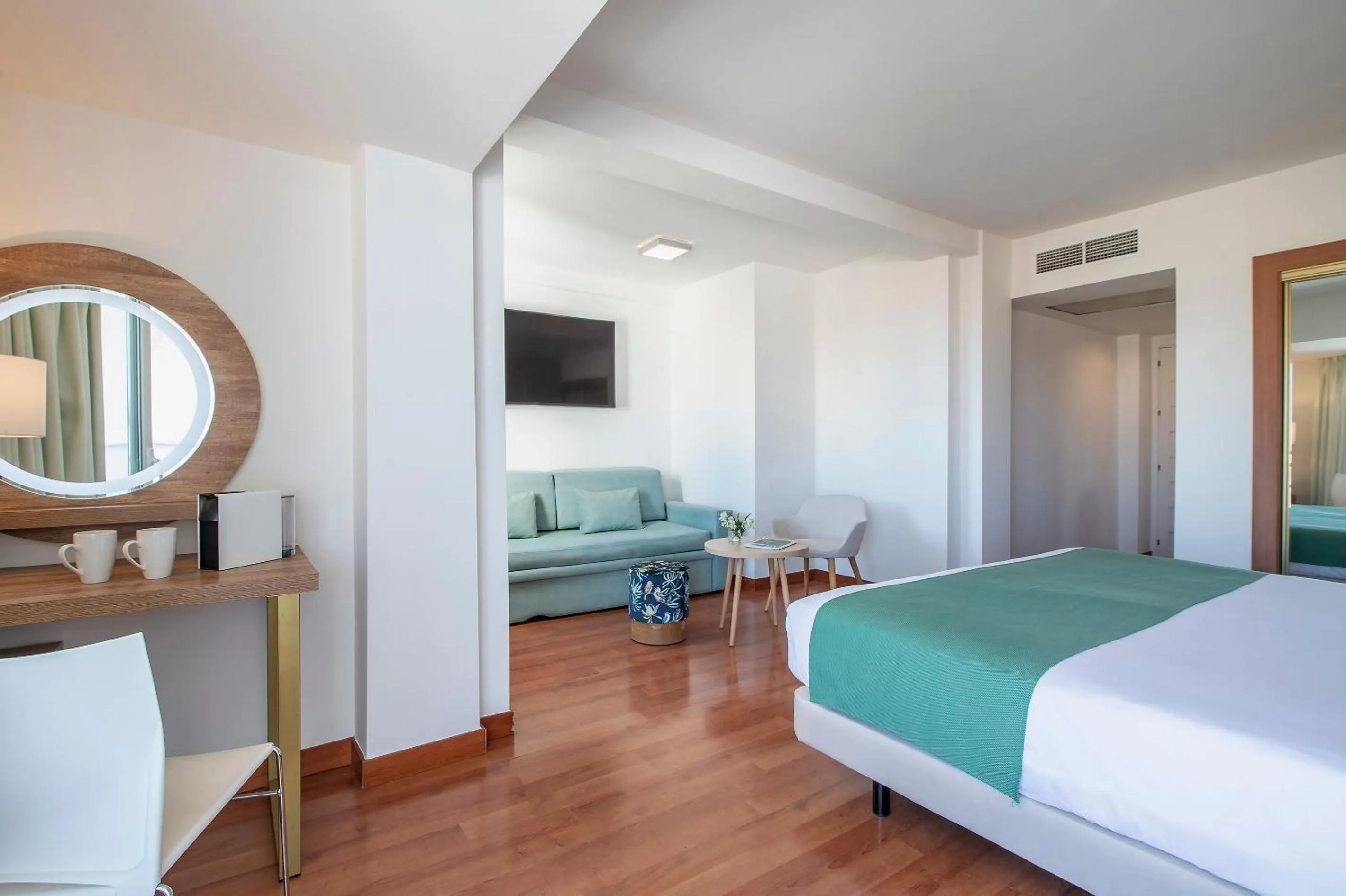 Bedroom, Bed in Hotel Costa Málaga - Adults Recommended - by Pierre & Vacances