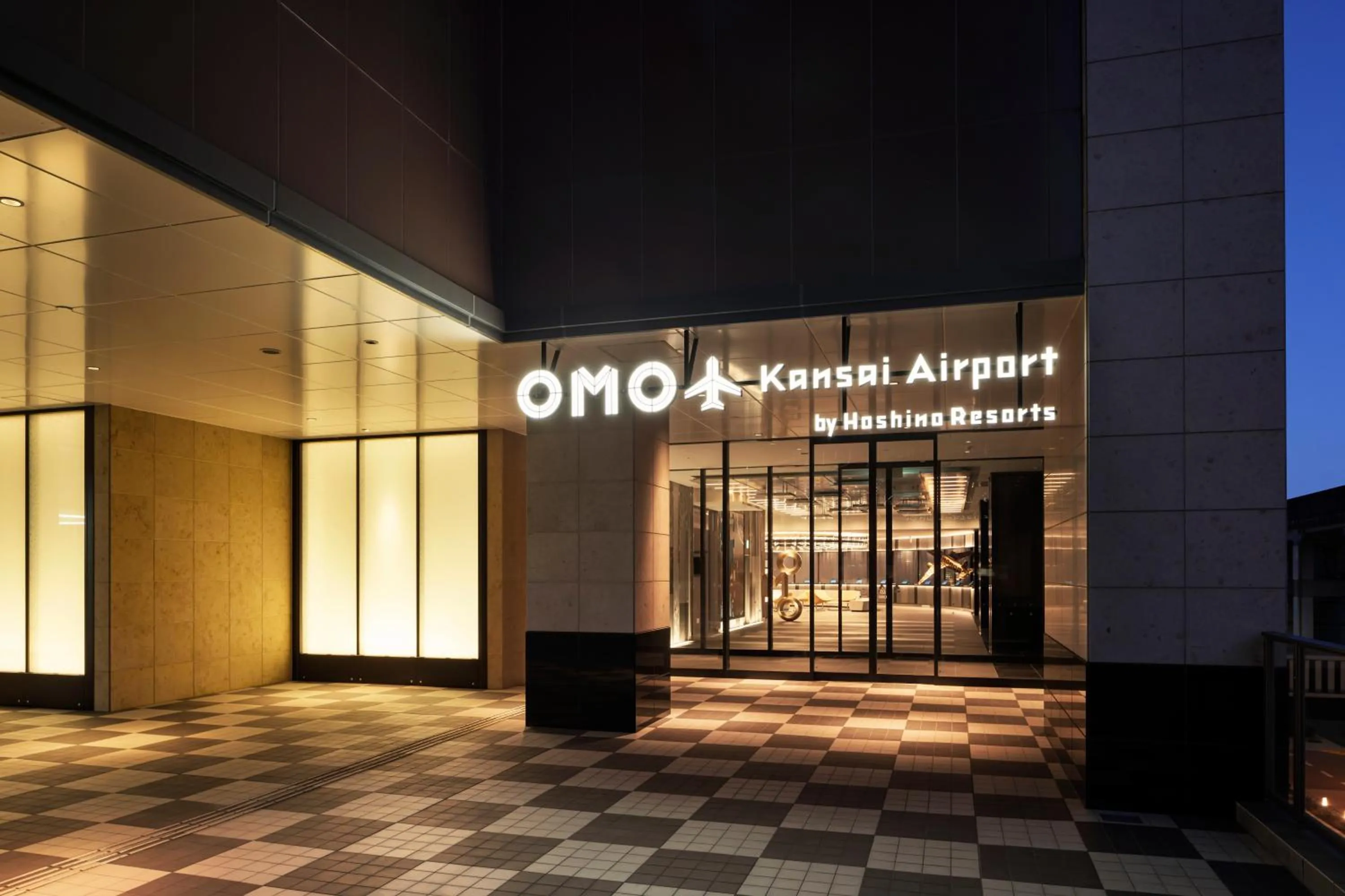 Property building in OMO Kansai Airport by Hoshino Resorts
