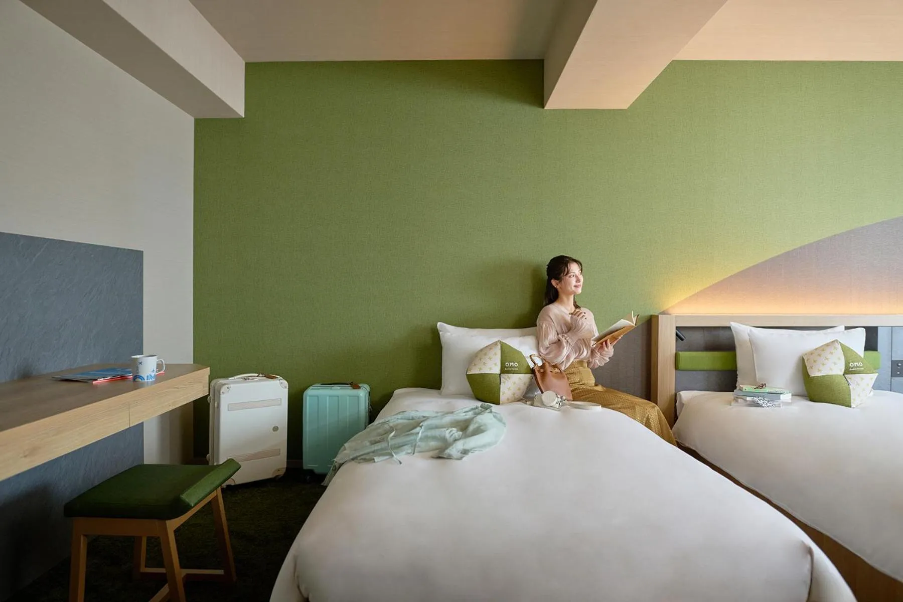 Photo of the whole room, Bed in OMO Kansai Airport by Hoshino Resorts