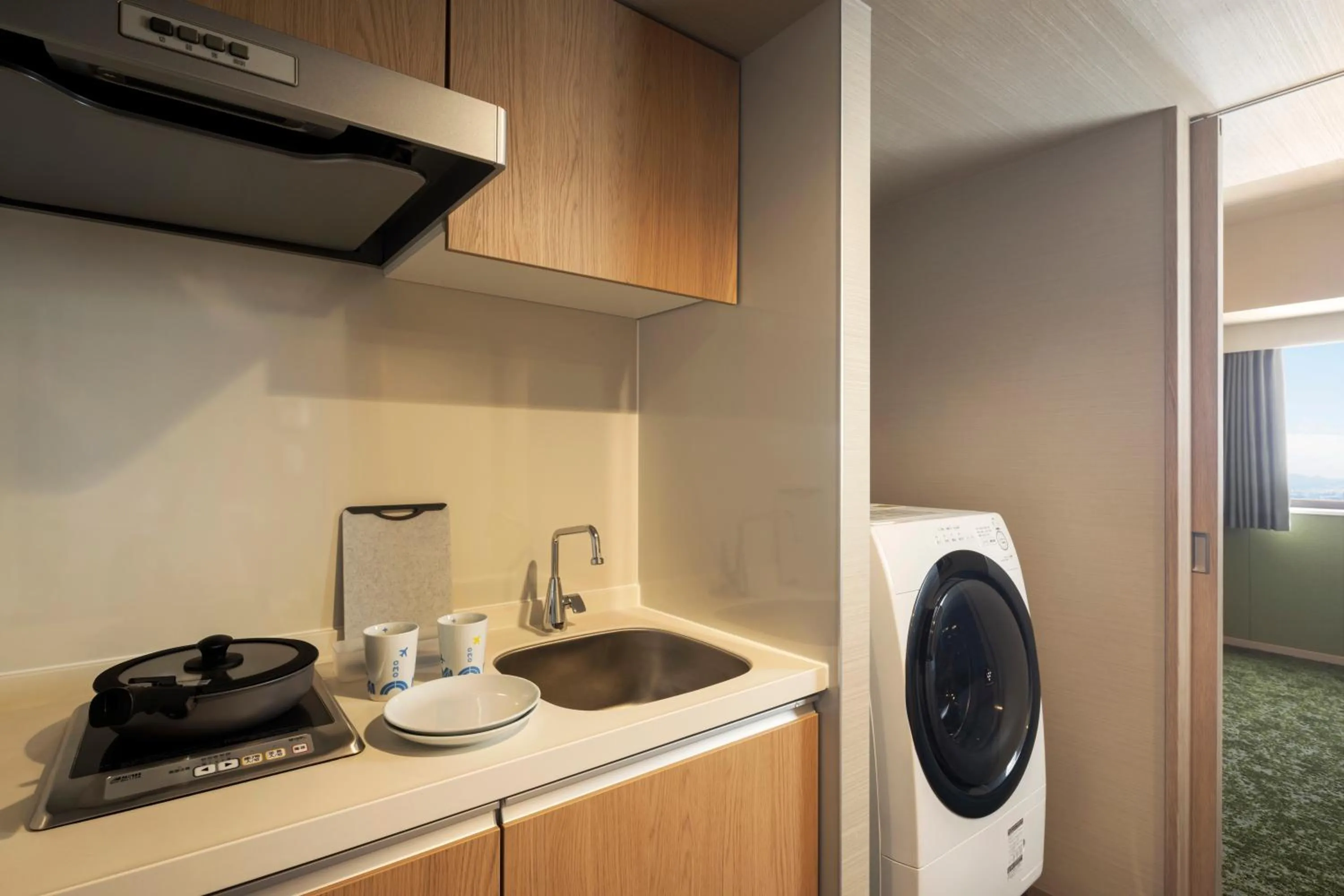 kitchen in OMO Kansai Airport by Hoshino Resorts