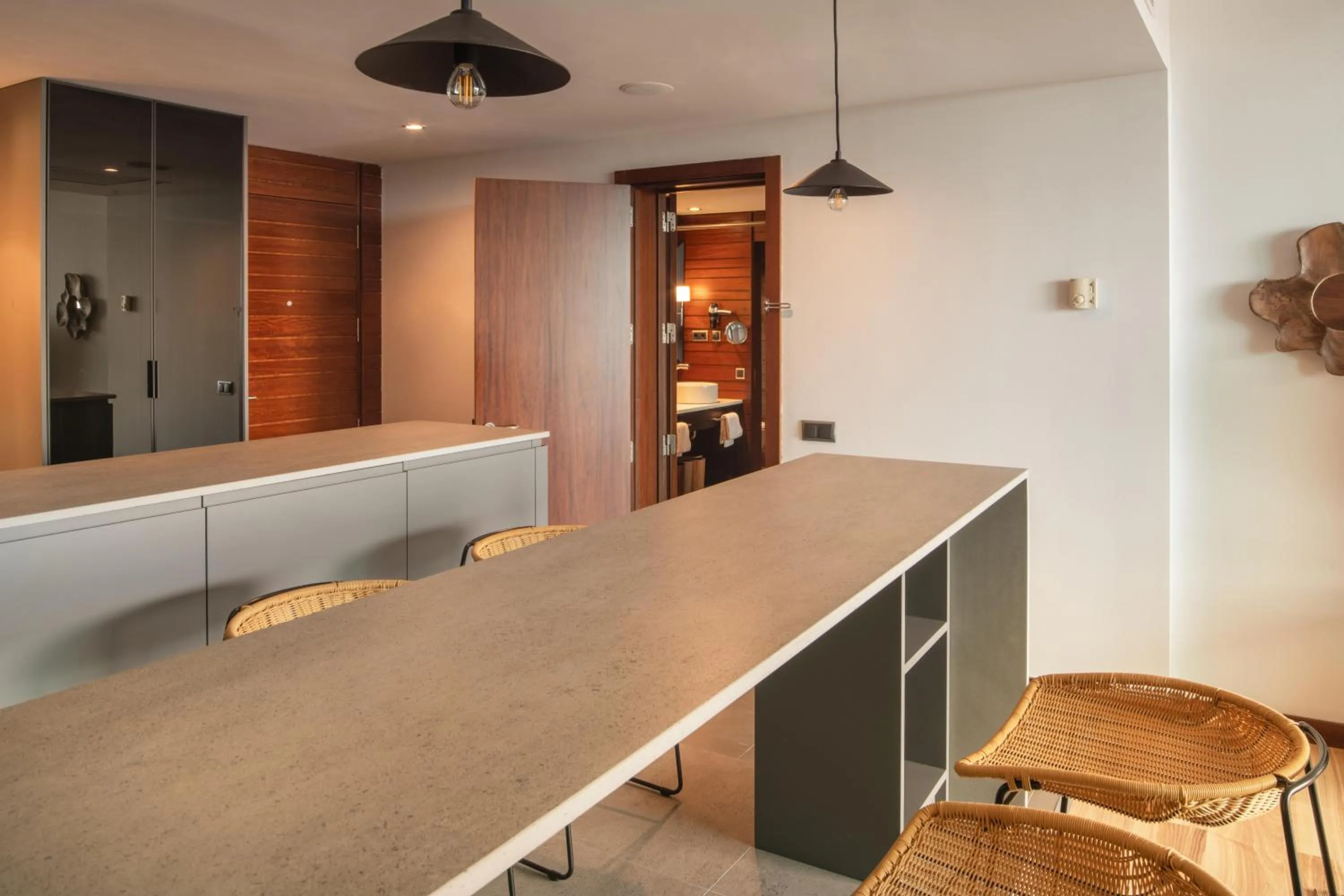 Kitchen or kitchenette in Salobre Hotel Resort & Serenity