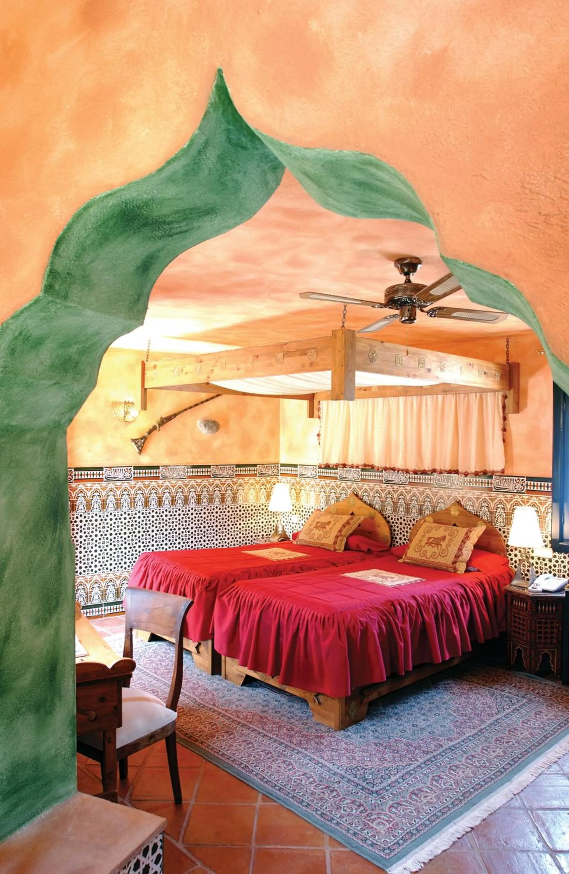 Bed in Hotel Amanhavis