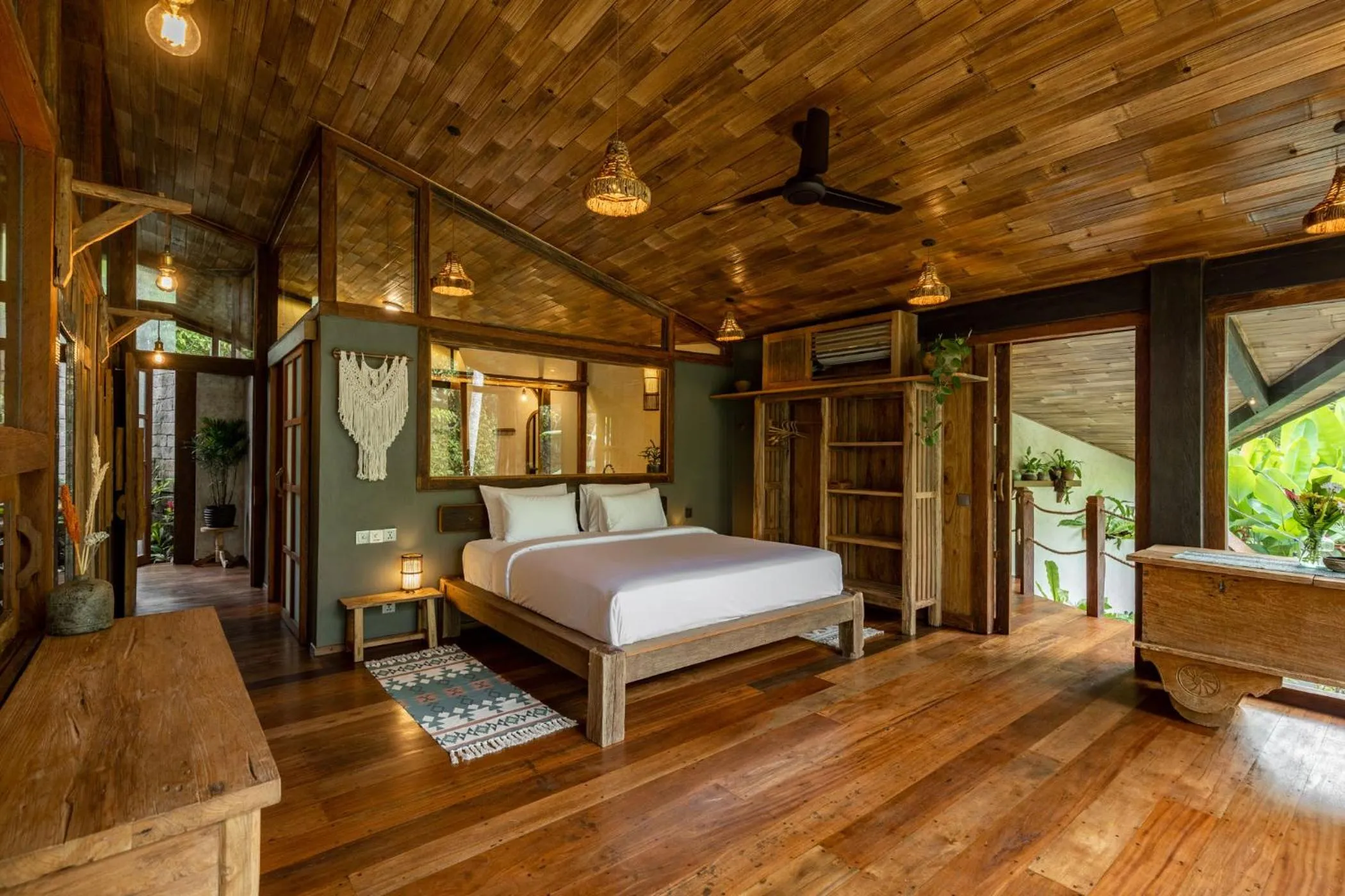 Bed in Casa Pohon Ubud